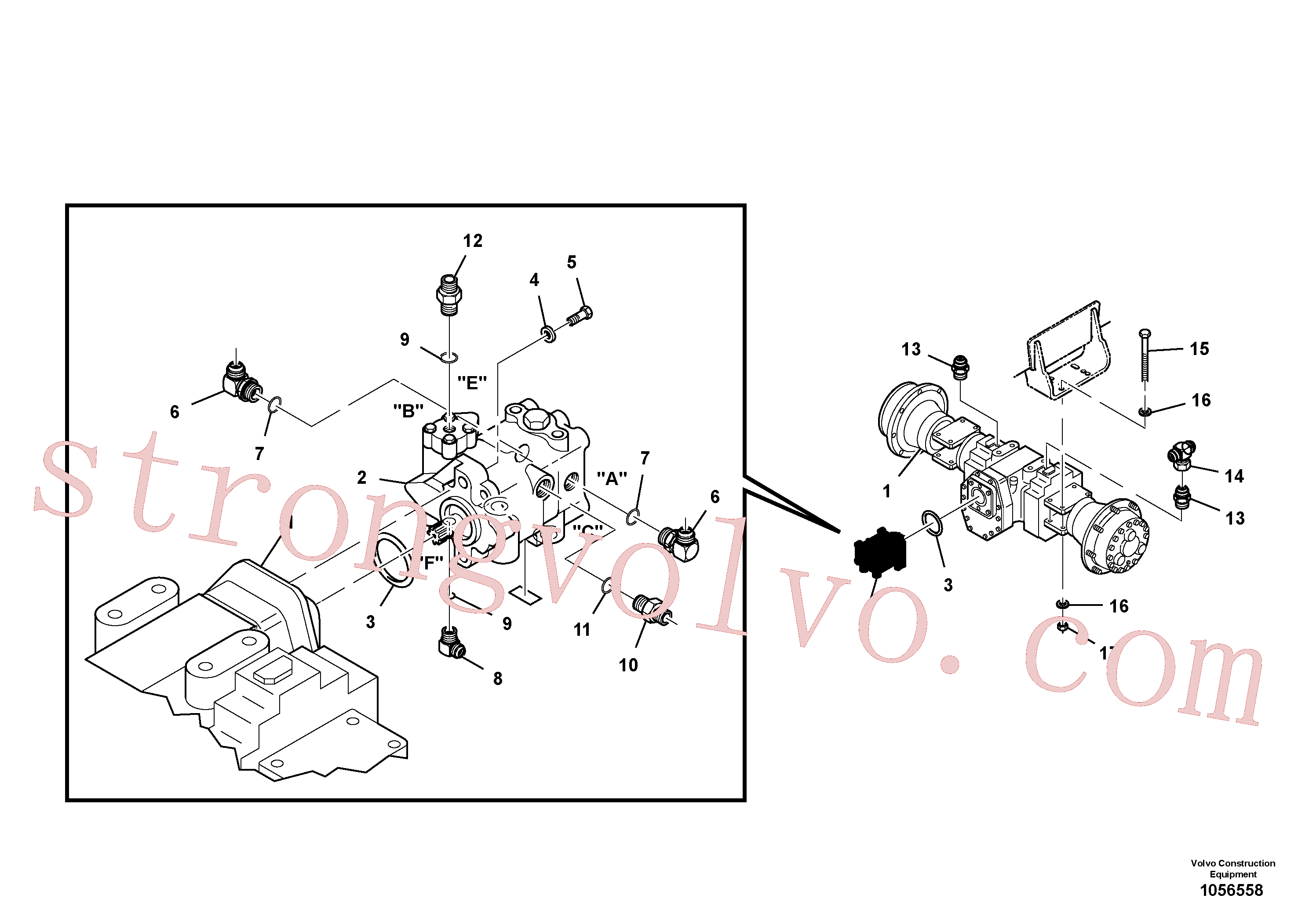 RM58954694 Volvo Instalação do eixo(1056558 Montagem)