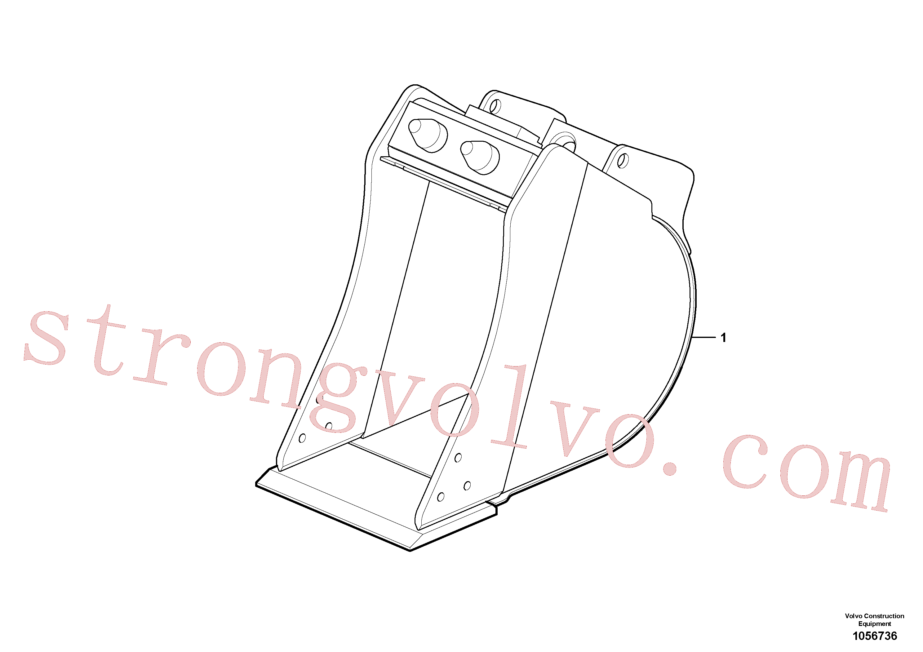 Volvo Acessórios para escavadeira VOE11804602 Caçamba escav de valetas Acessórios