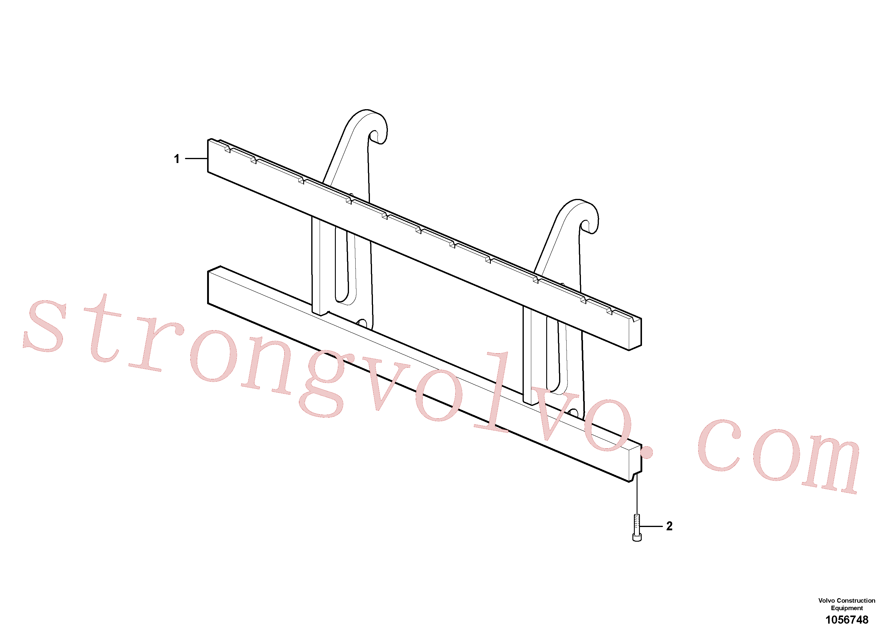 VOE11306209 Volvo Quadro da forquilha(1056748 Montagem)