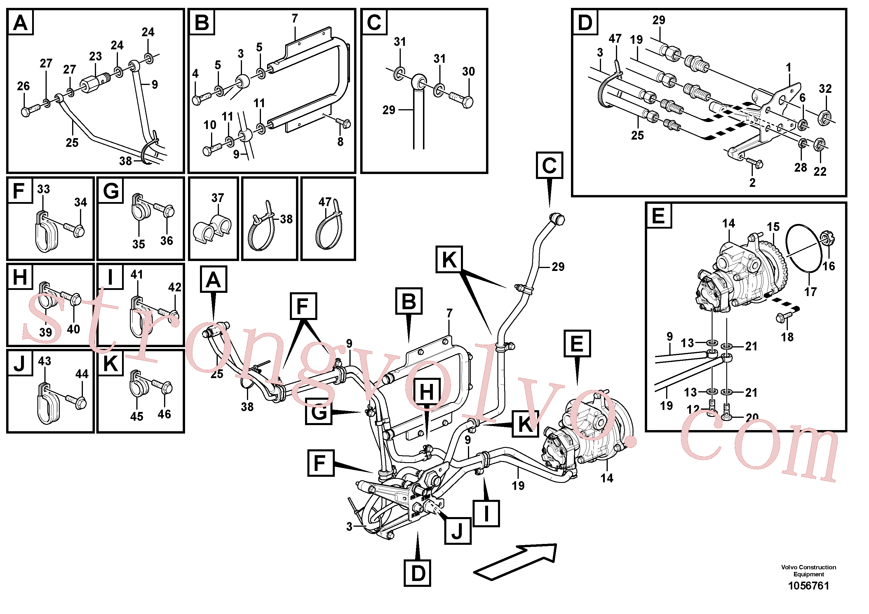 China Made VOE8131292 Engrenagem Volvo Acessórios para escavadeira