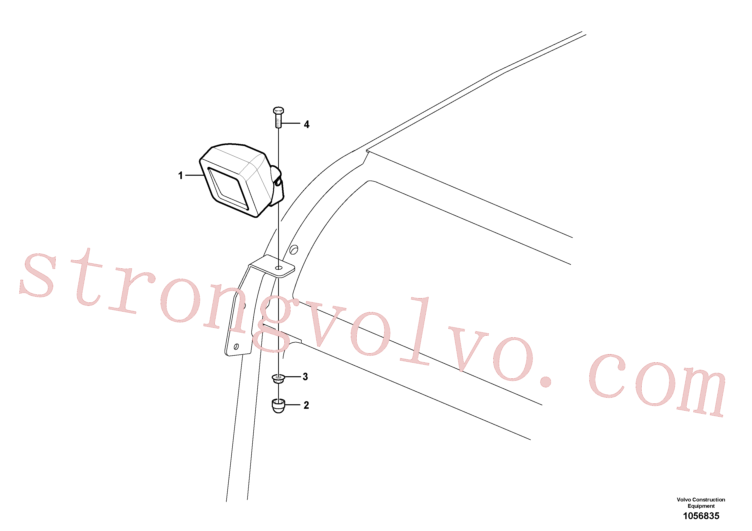Volvo Acessórios para escavadeira VOE983261 Parafuso sextavado Acessórios