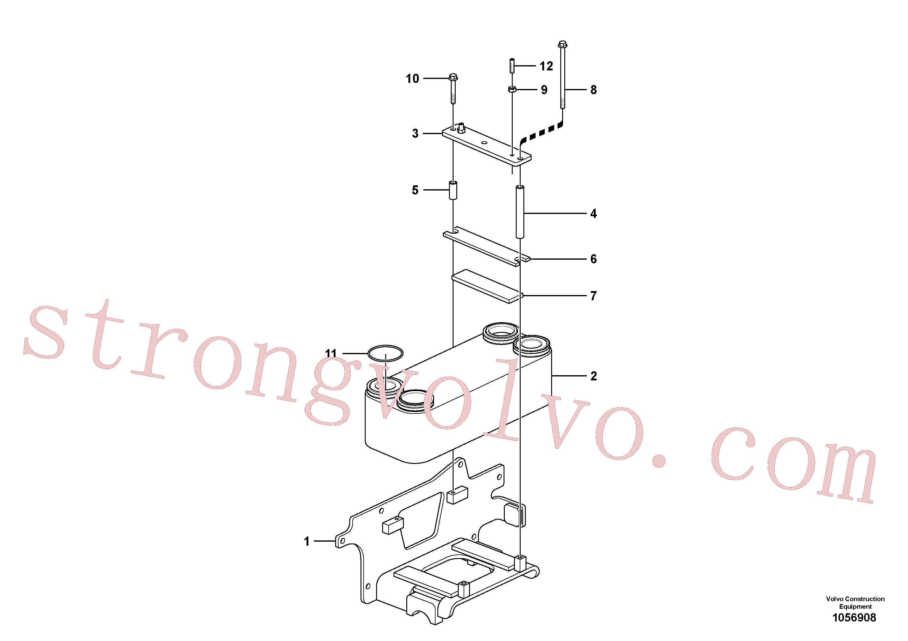 SA9023-10806 Volvo Permutador de calor(1056908 Montagem)