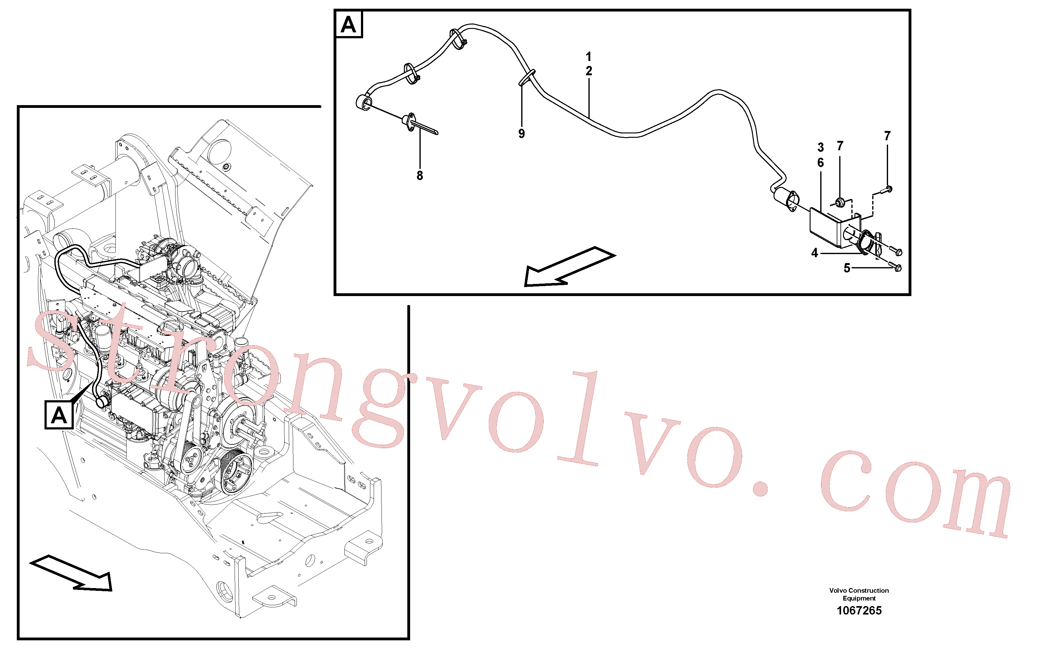 VOE981269 Volvo Aquecedor(1056989 Montagem)