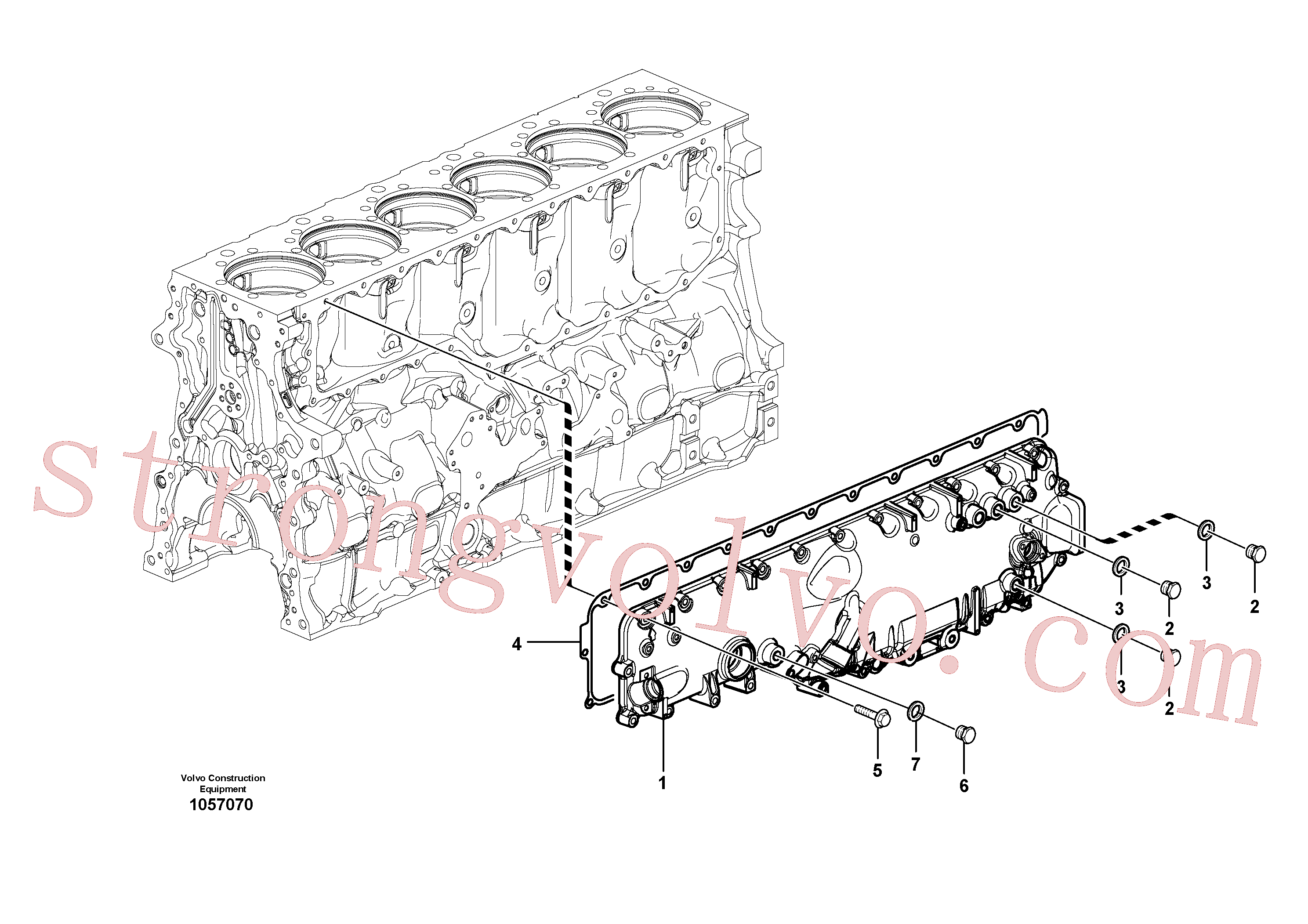 VOE984741 Volvo Cobertura(1057070 Montagem)