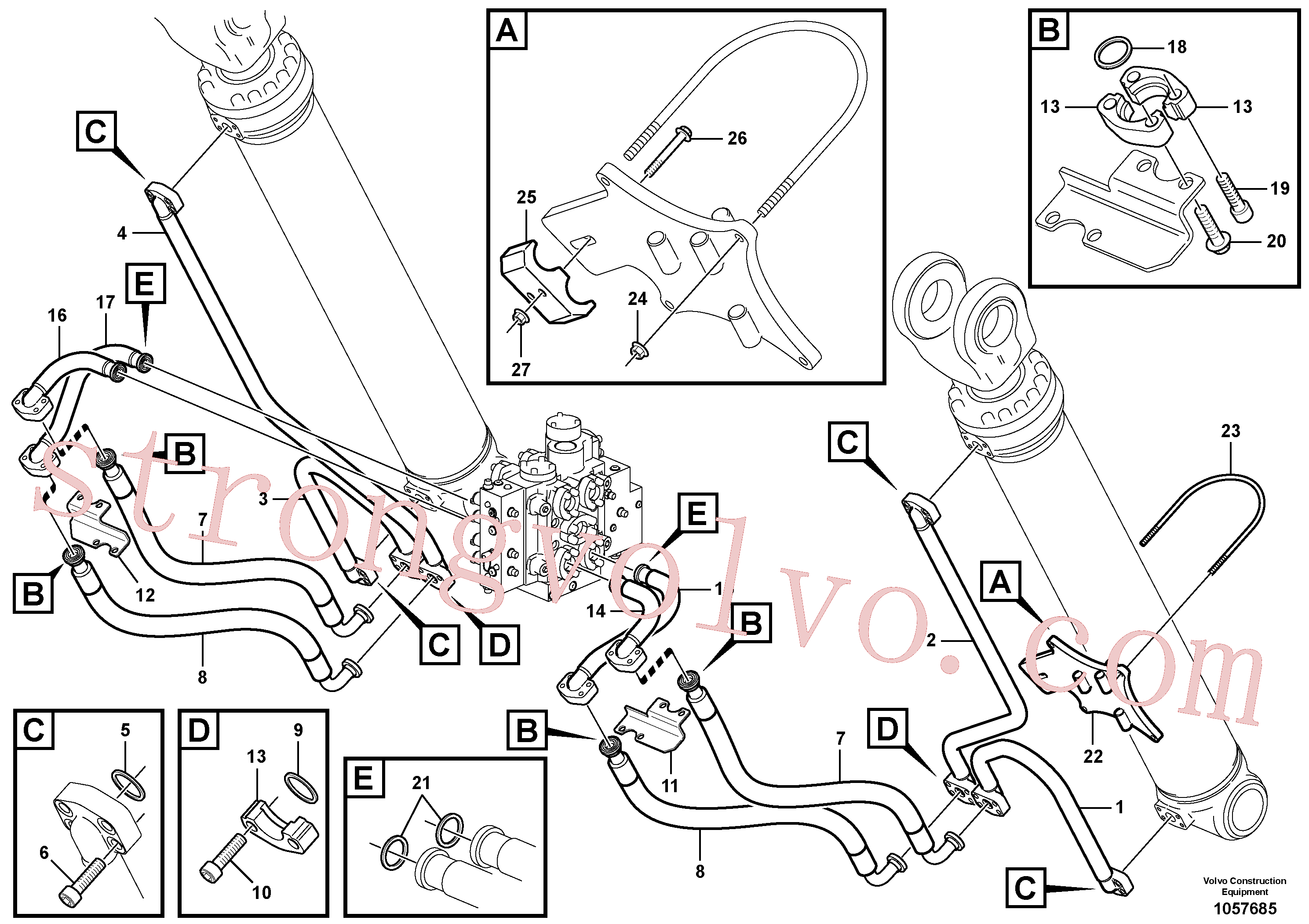 VOE997527 Volvo Função de elevação(1057685 Montagem)
