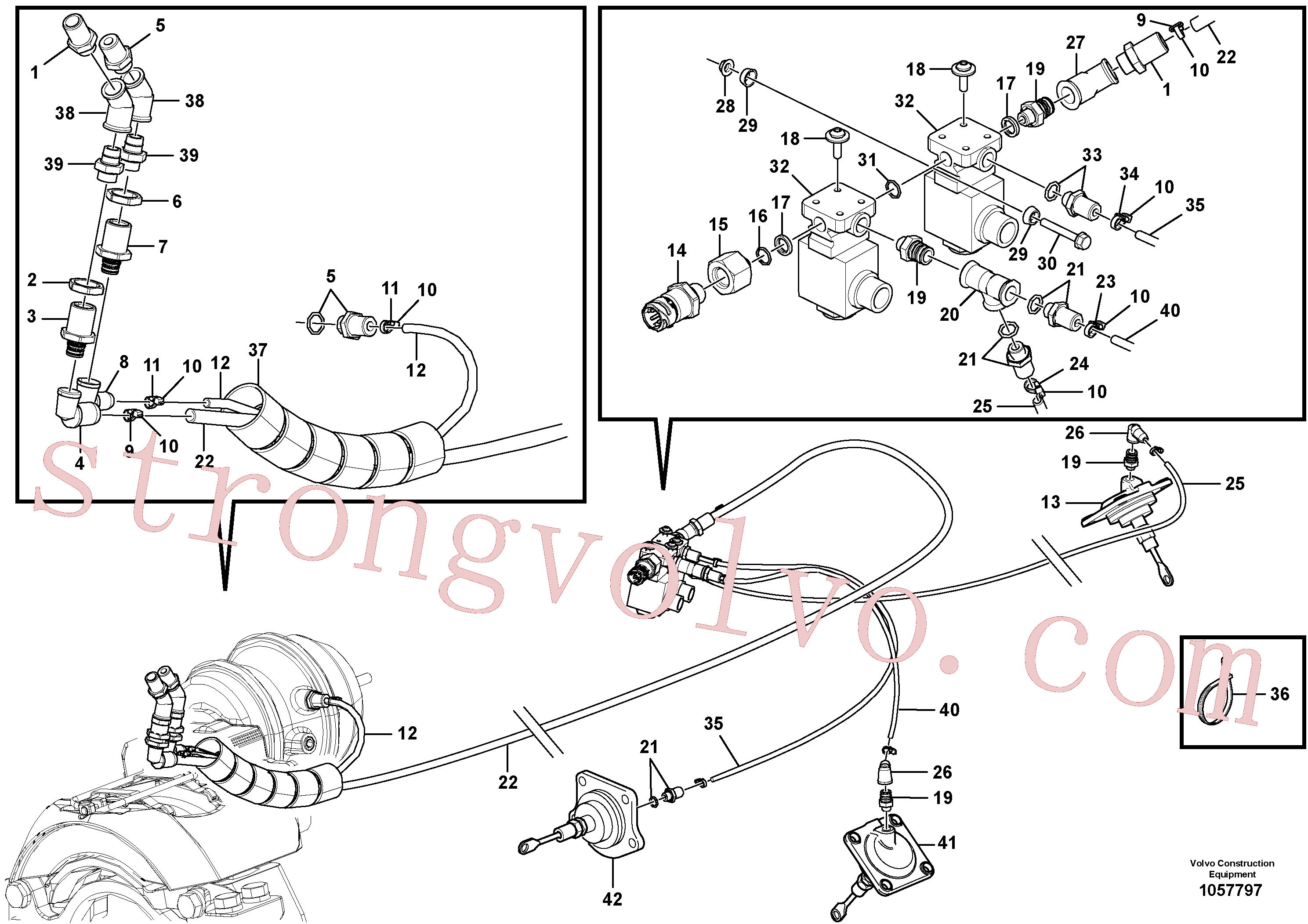 Volvo Montagem VOE11196378 Arruela Acessórios