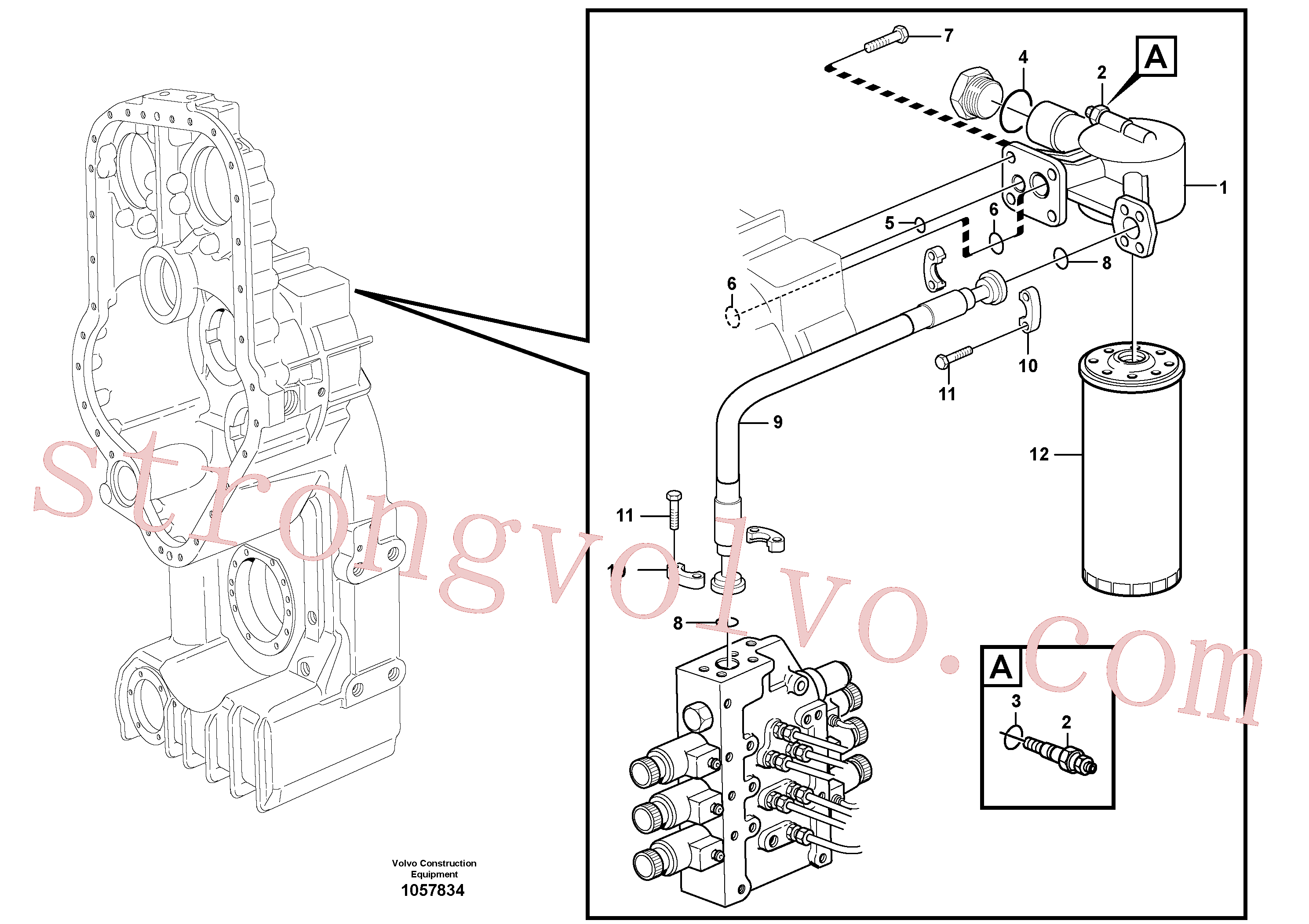 Volvo Montagem VOE13949410 Anel-o Acessórios