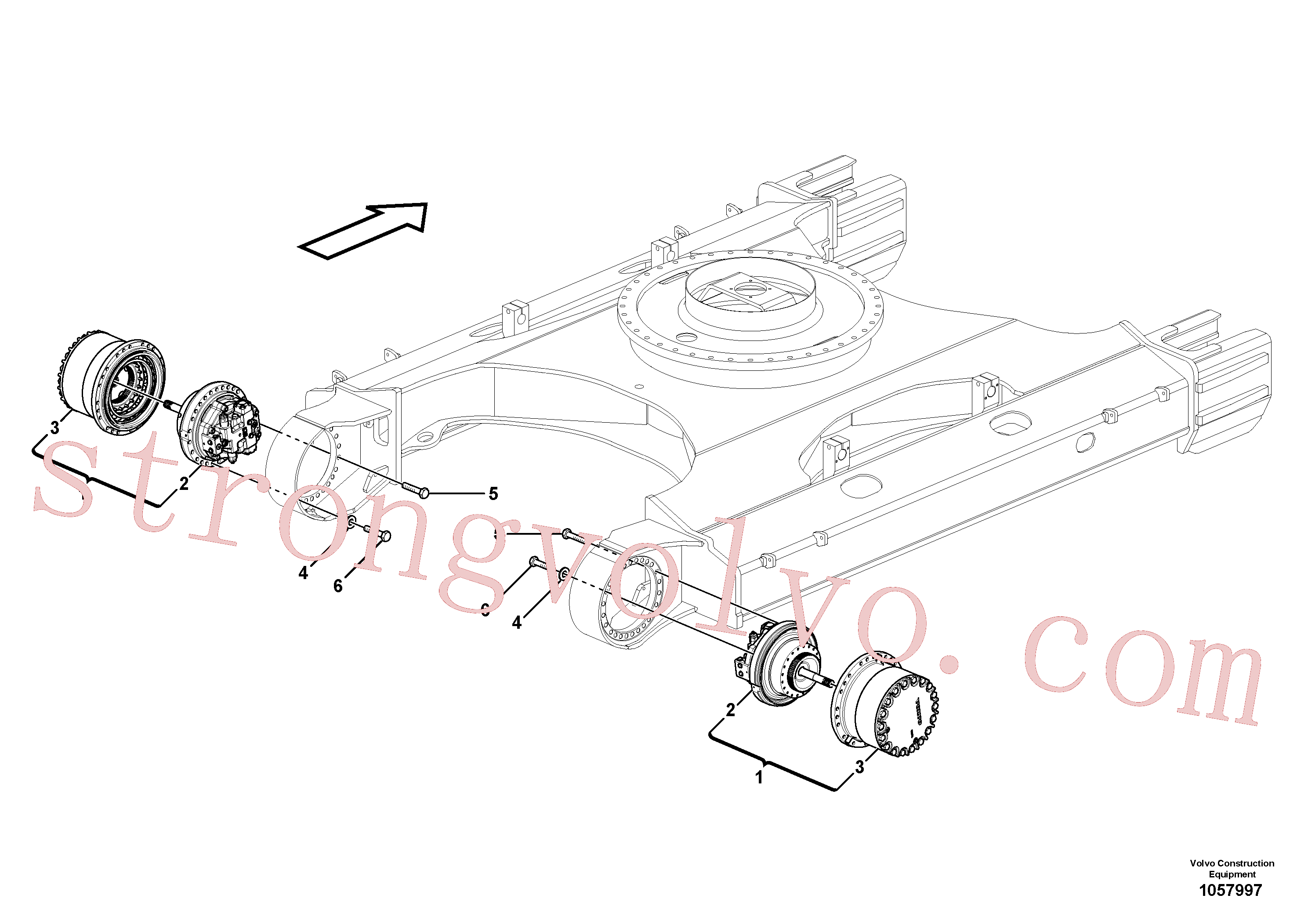 Volvo Montagem VOE14716280 Unidade propulsora Acessórios