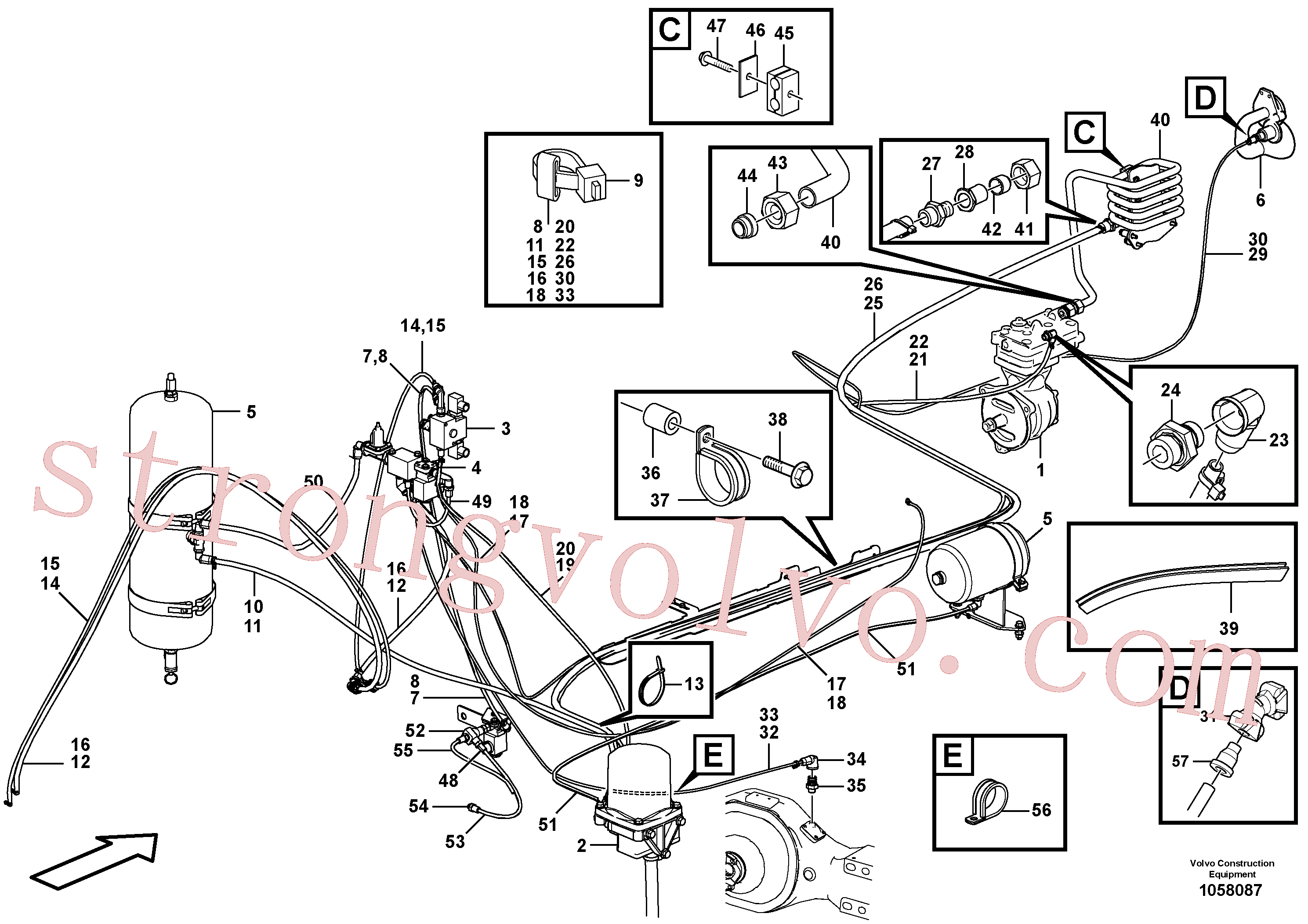 Volvo Montagem VOE11195122 Válvula Acessórios