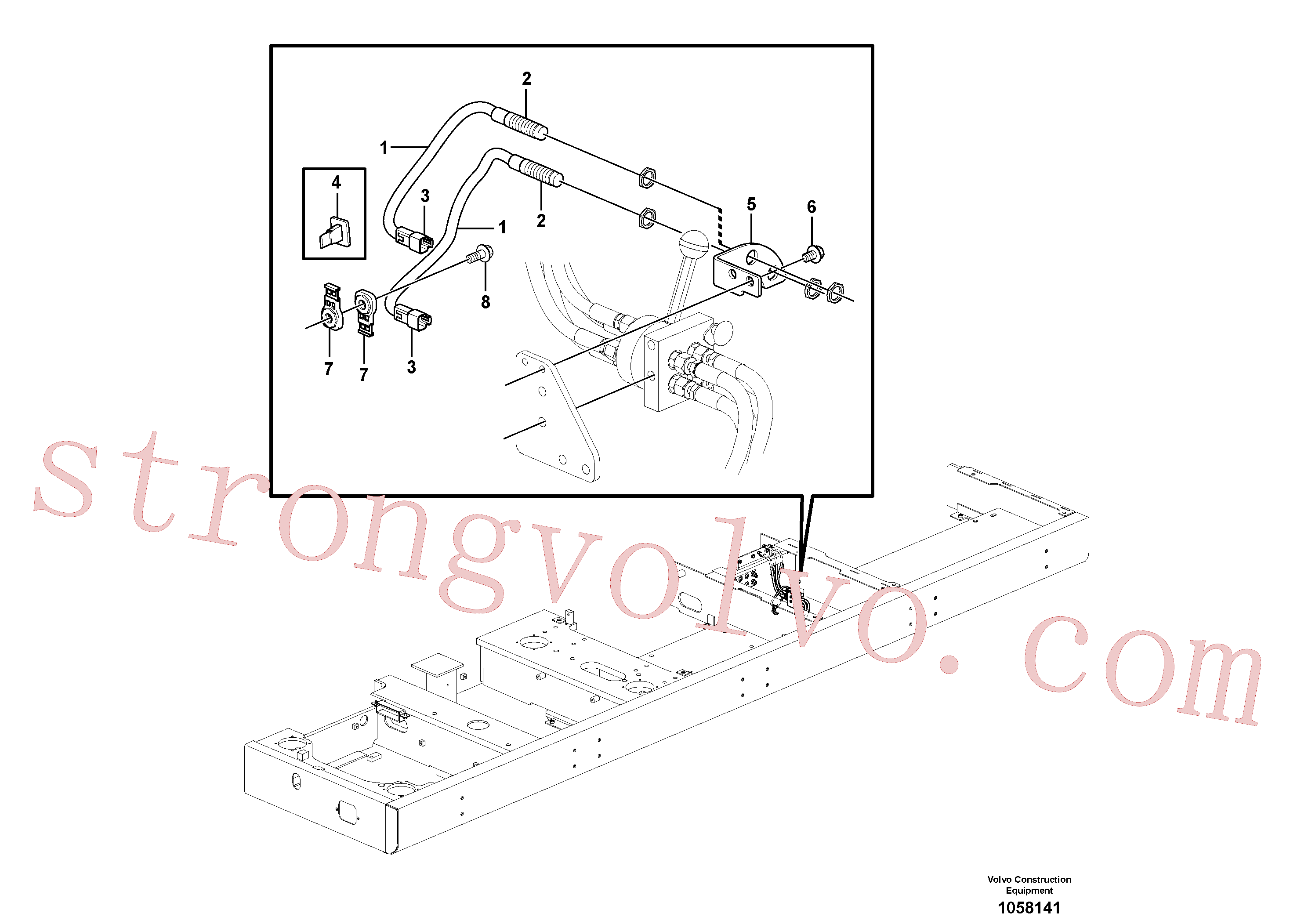 VOE874802 Volvo Sensor eléctrico(1058141 Montagem)
