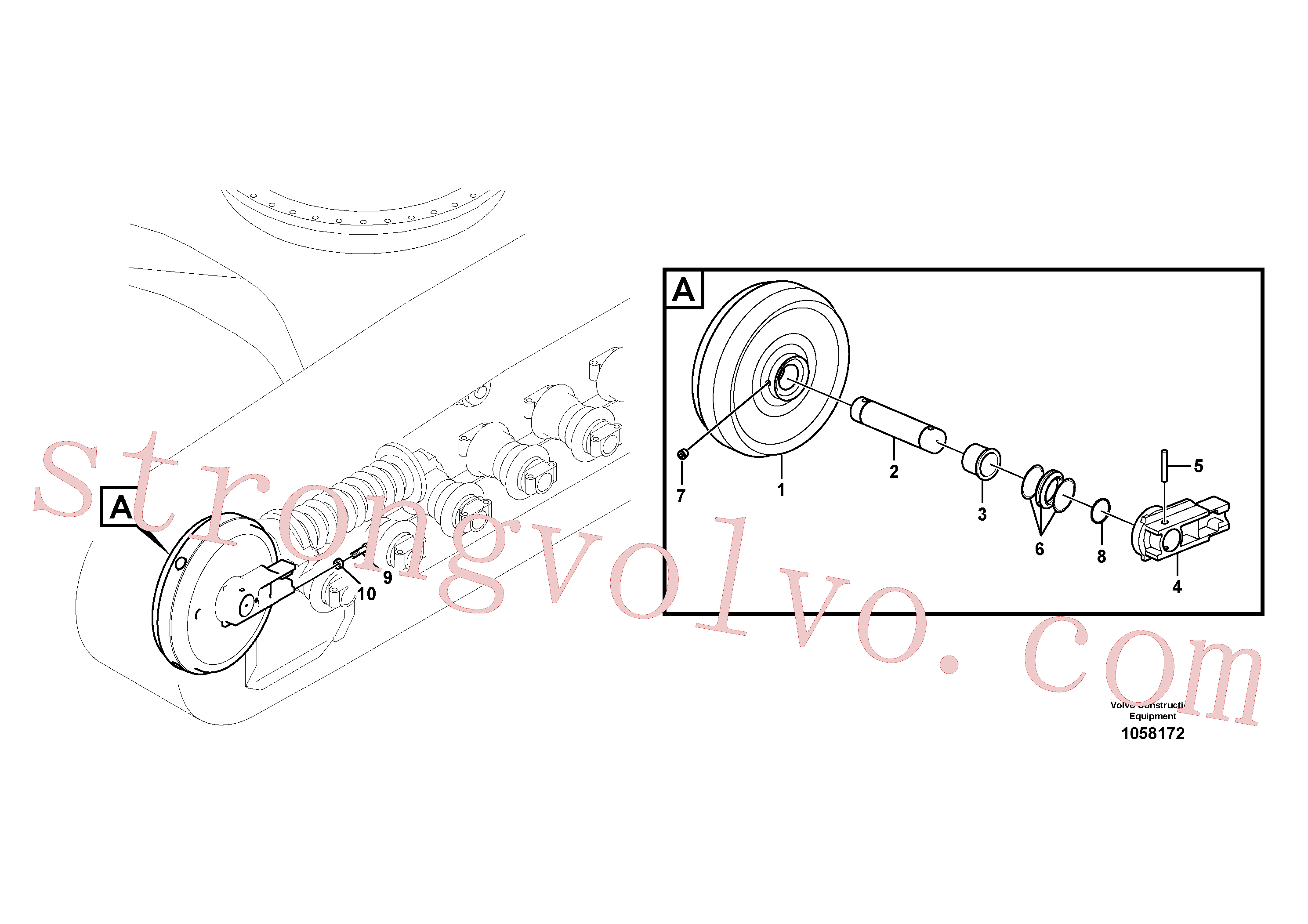 Volvo Montagem VOE997475 Parafuso sextavado Acessórios