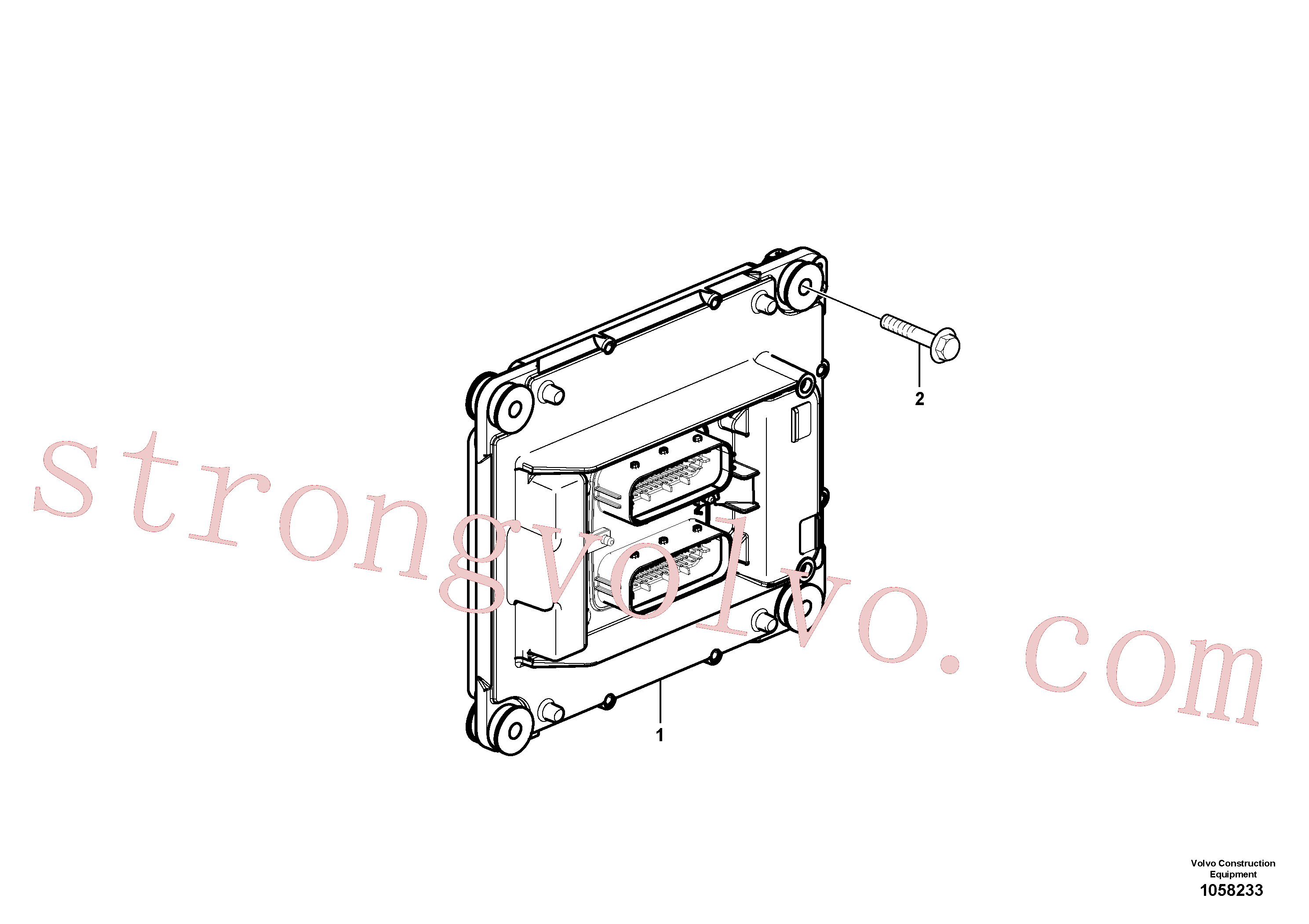 VOE13947760 Parafuso, Parafuso flangeado Volvo escavadeira