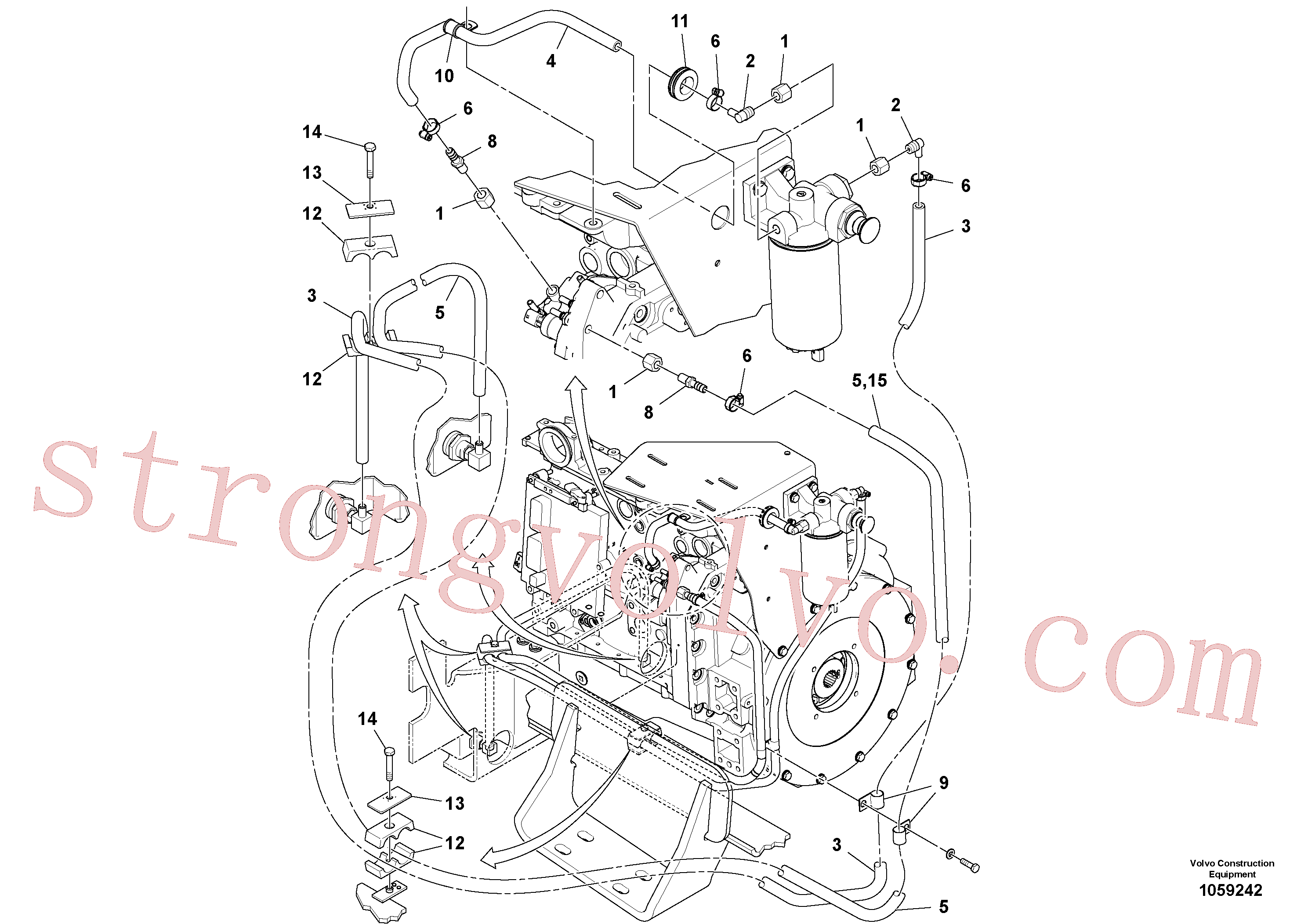 Atacado RM59117333 Braçadeira Volvo escavadeira