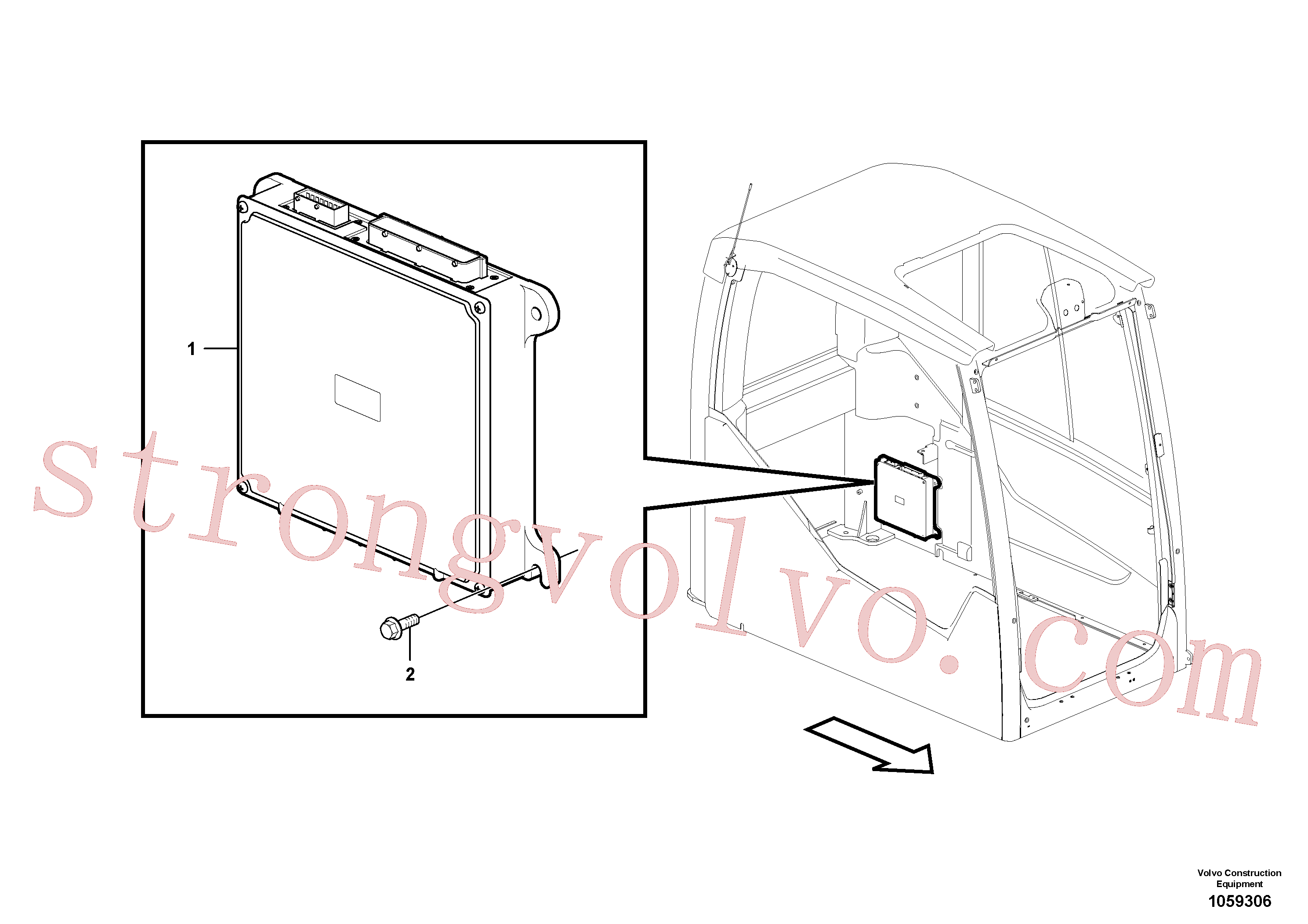 VOE13945444 Volvo Unidade electrónica(1059306 Montagem)