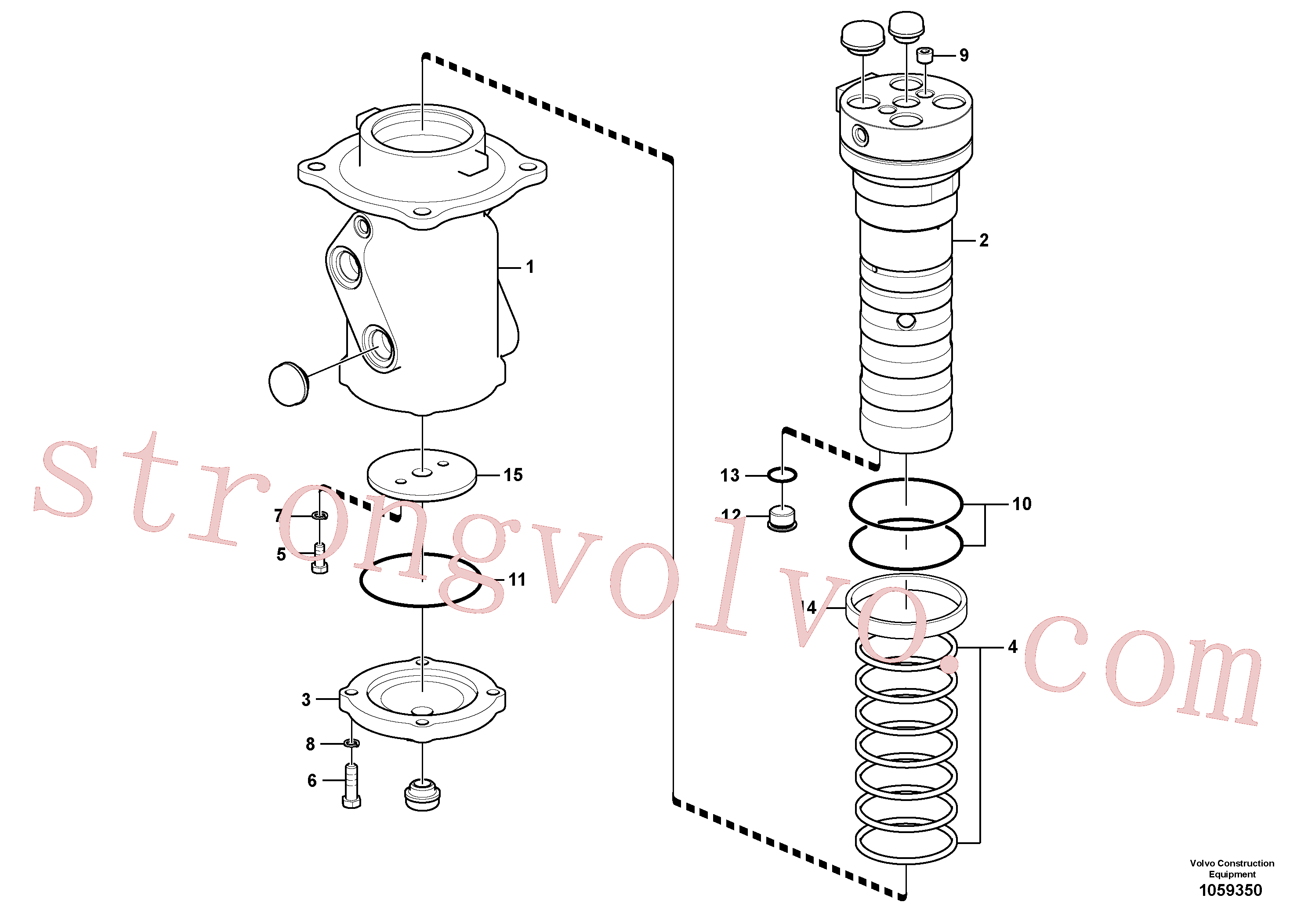 VOE14534865 Volvo Rótula(1059350 Montagem)