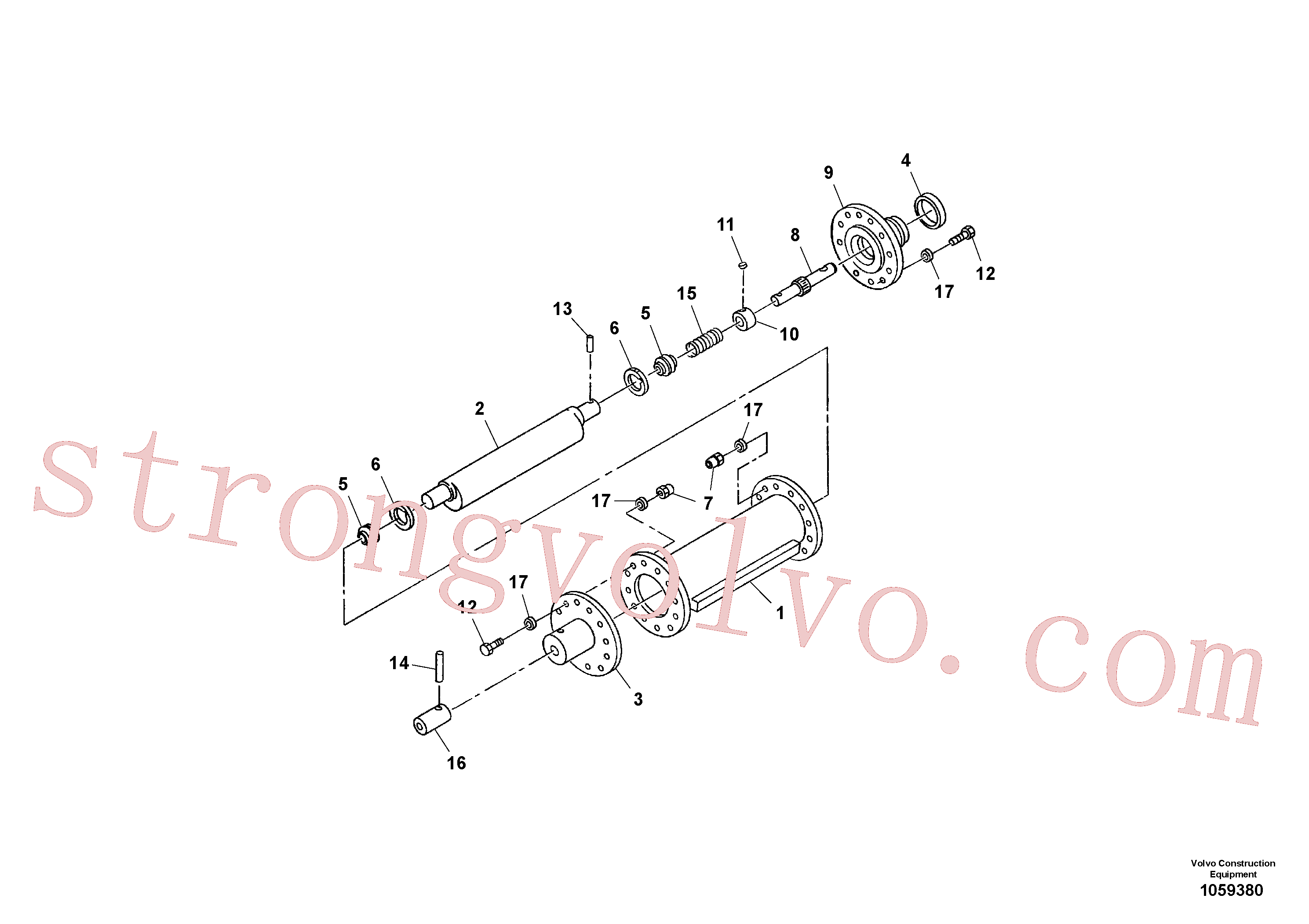 RM59995126 Volvo Conjunto de eixo excêntrico(1059380 Montagem)