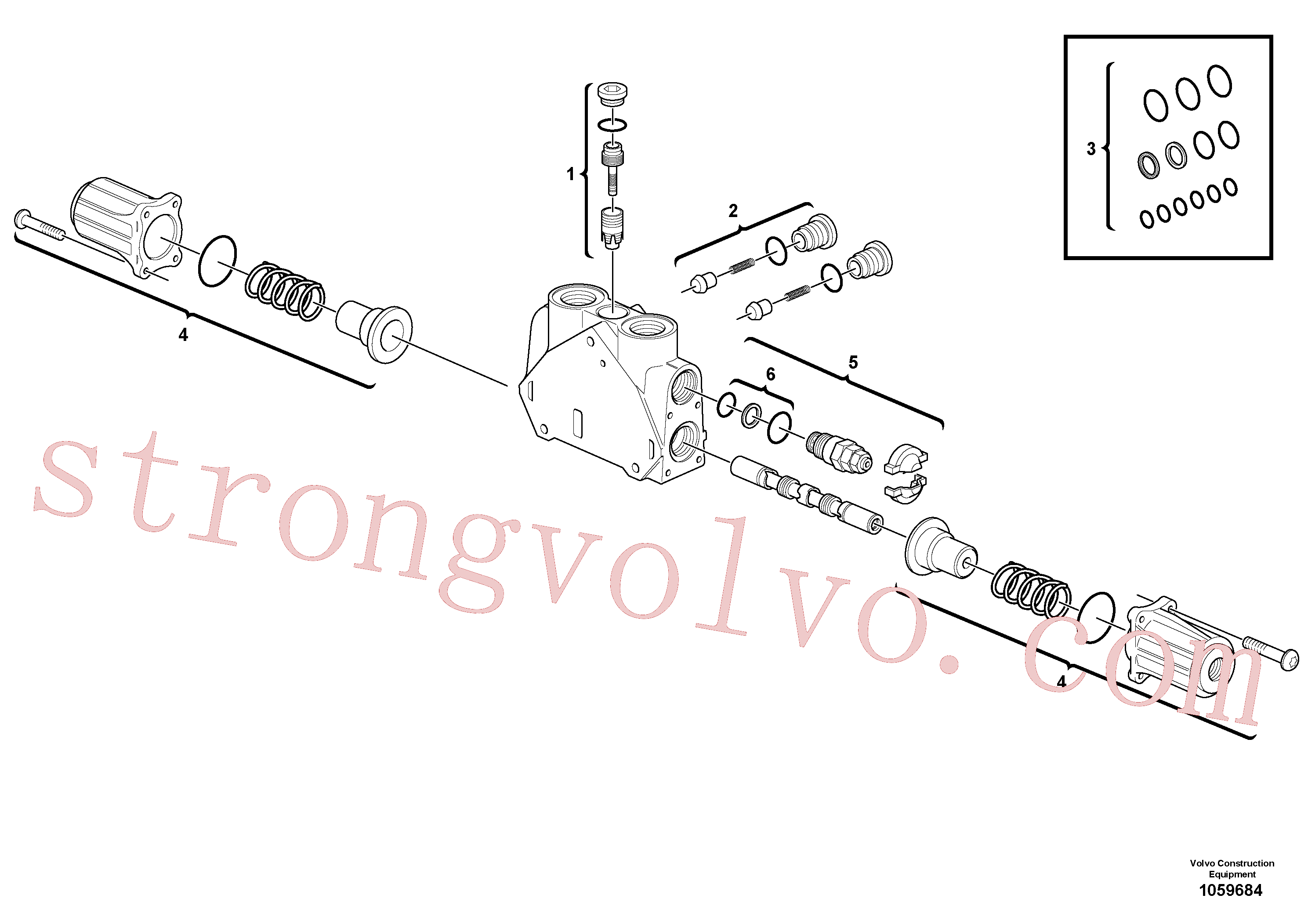 Atacado VOE11988530 Comando Volvo escavadeira