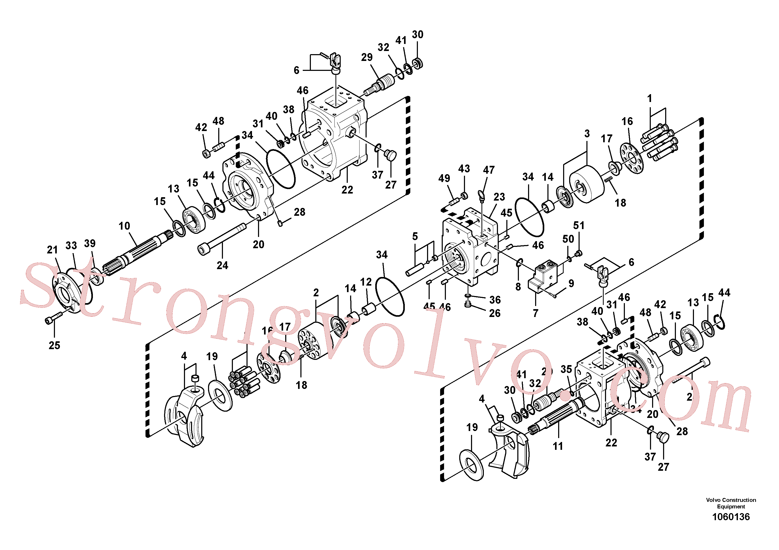 SA8230-09650 Volvo Bomba hidráulica(1060136 Montagem)