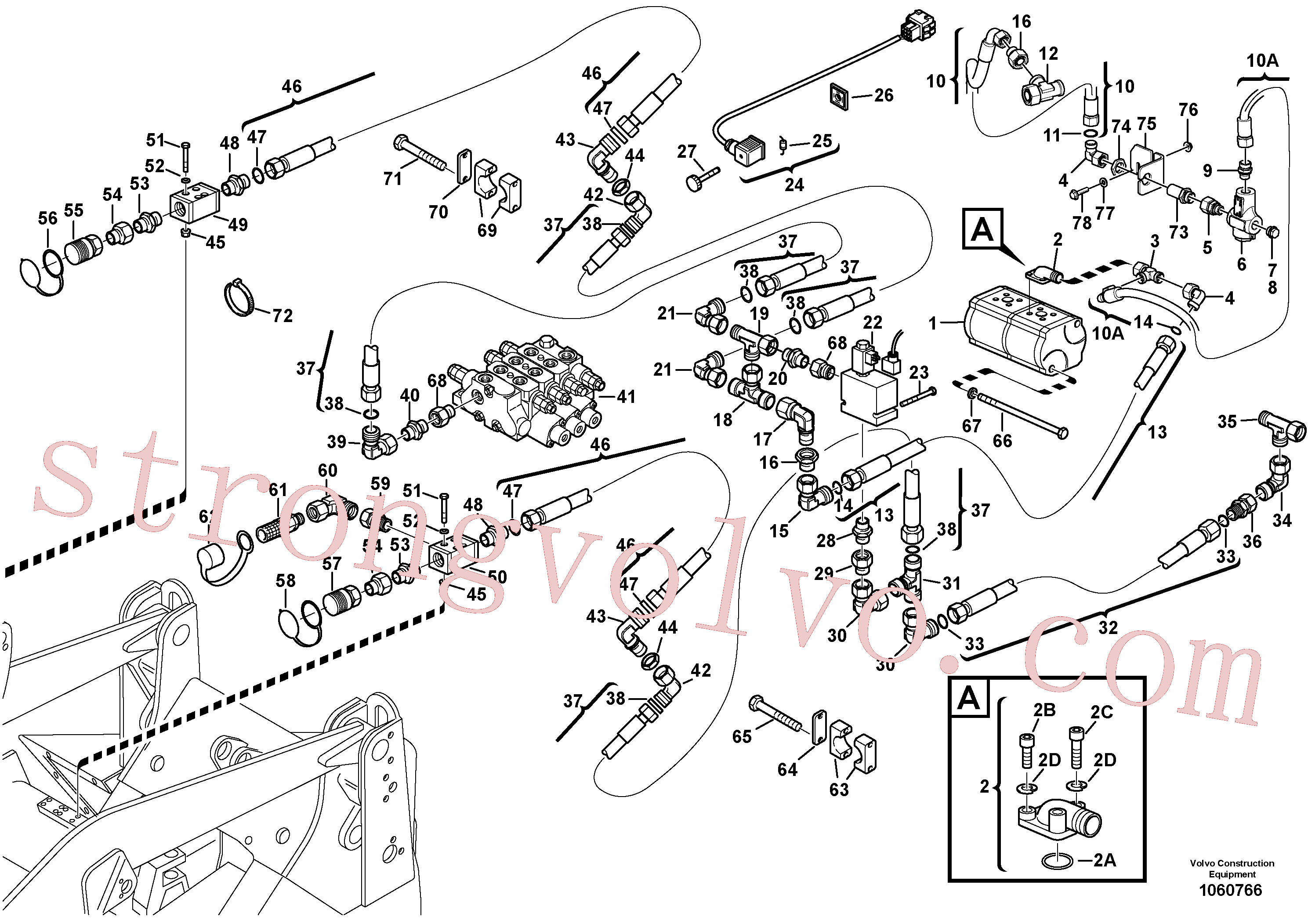 ZM4395120 Volvo Bomba auxiliar com linhas(1060766 Montagem)