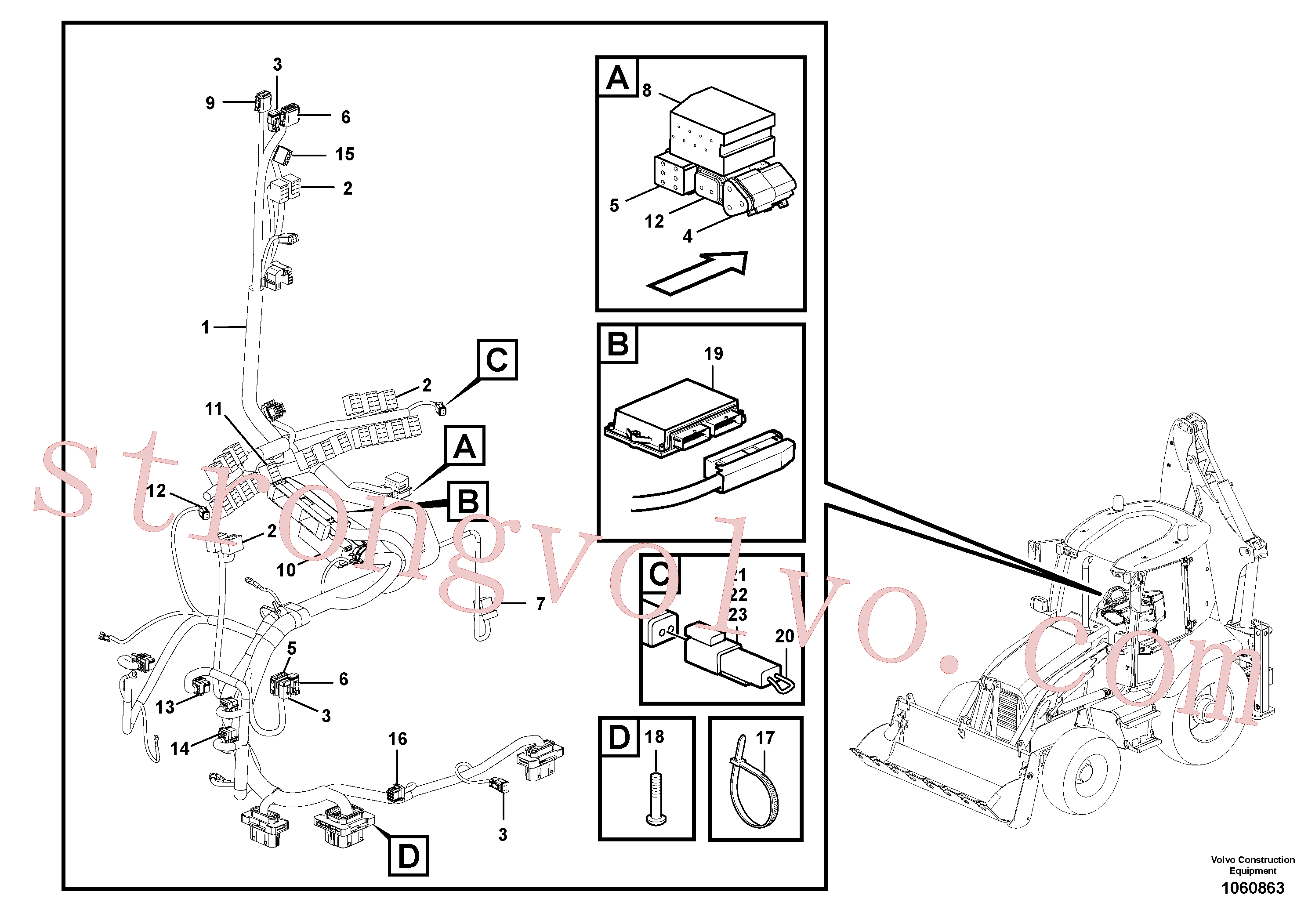 VOE14370881 Volvo(1060863 Montagem)