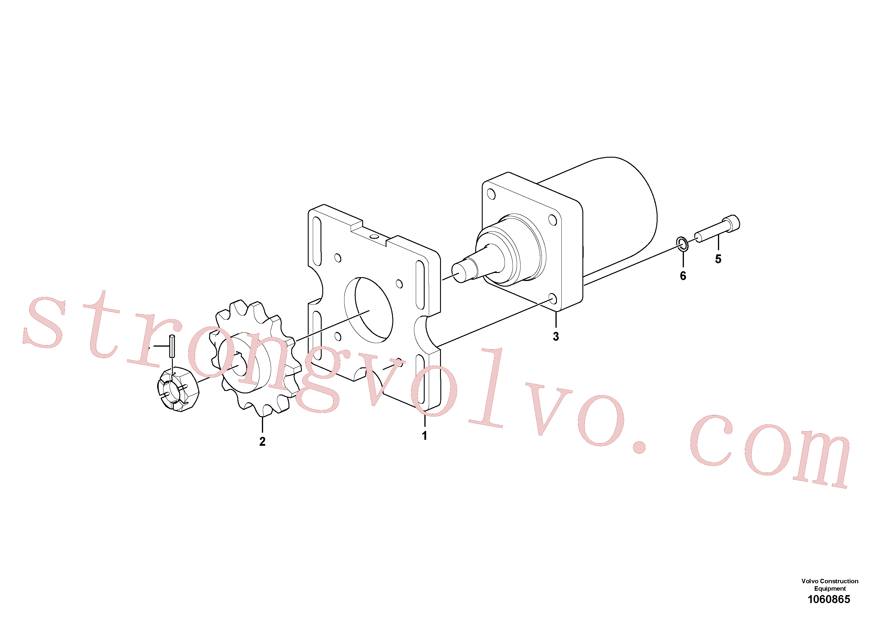 RM14233456 Volvo Conjunto da transmissão(1060865 Montagem)