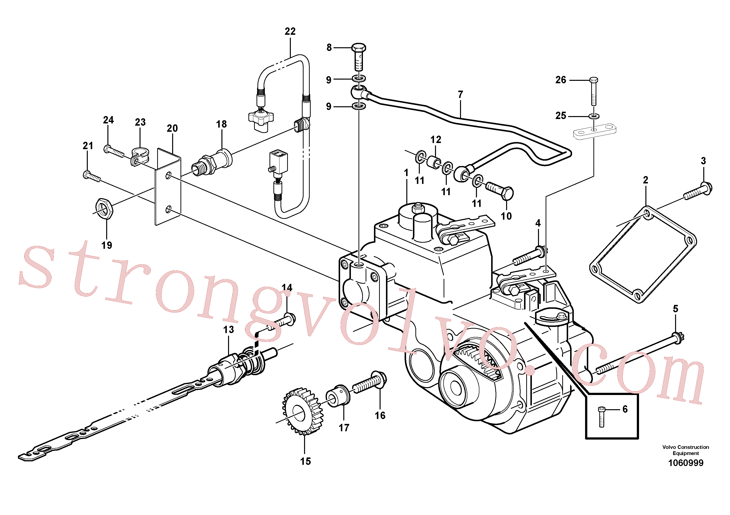 RM97140594 Volvo Regulador(1060999 Montagem)
