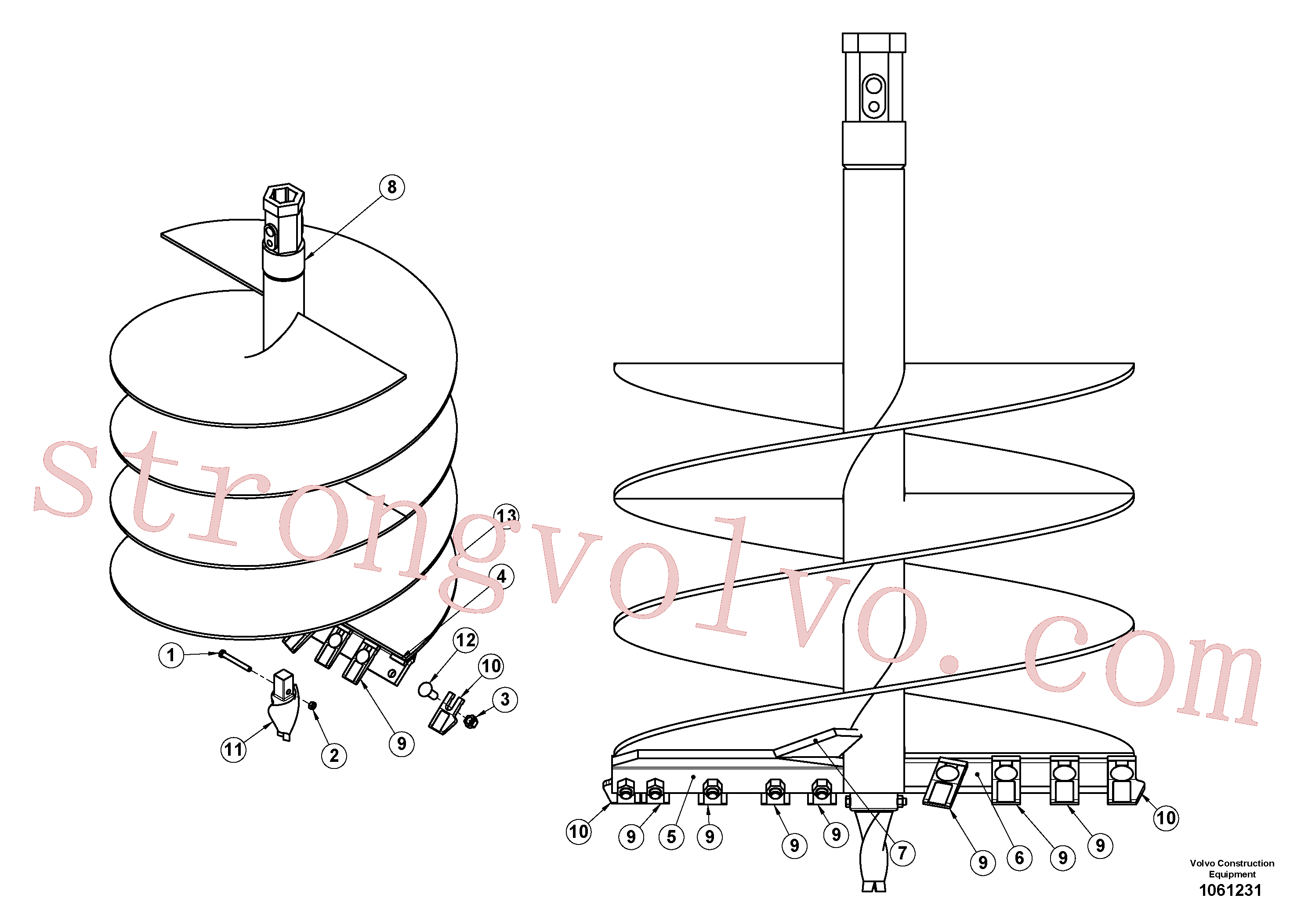 VOE16219766 Volvo(1061231 Montagem)