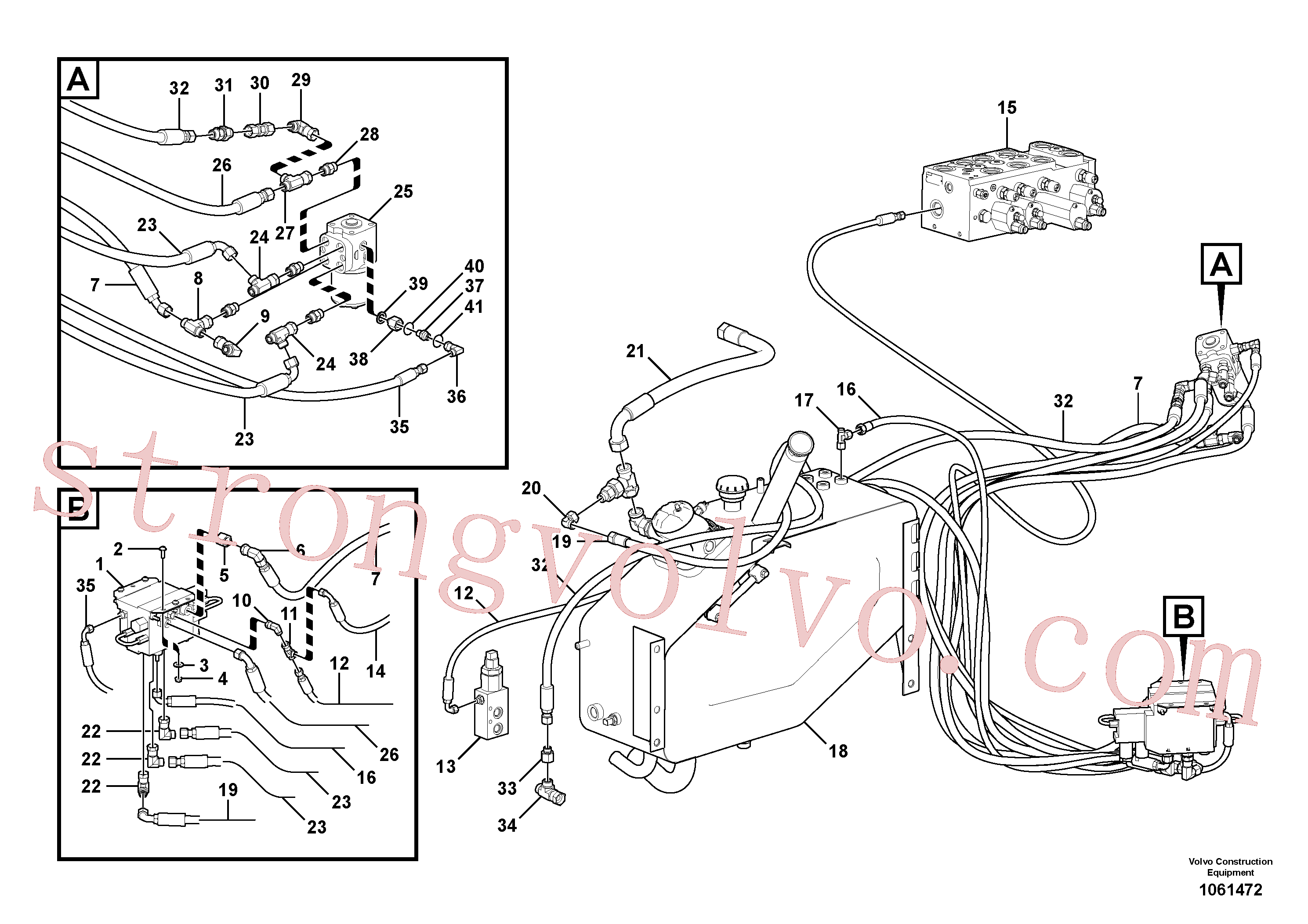 VOE937355 Volvo Direcção CDC(1061472 Montagem)