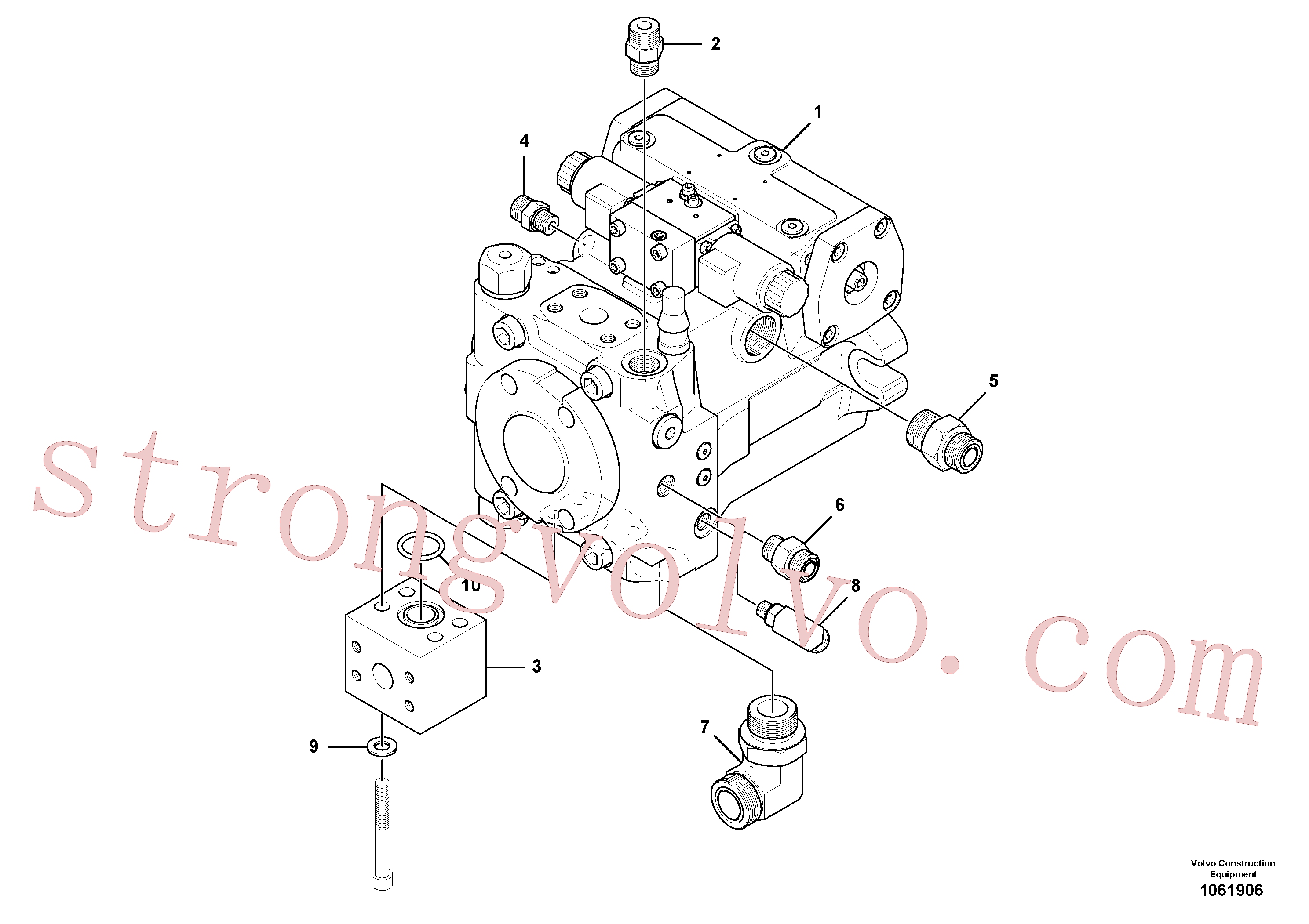 RM13866280 Volvo Conjunto de bombade propulsão(1061906 Montagem)