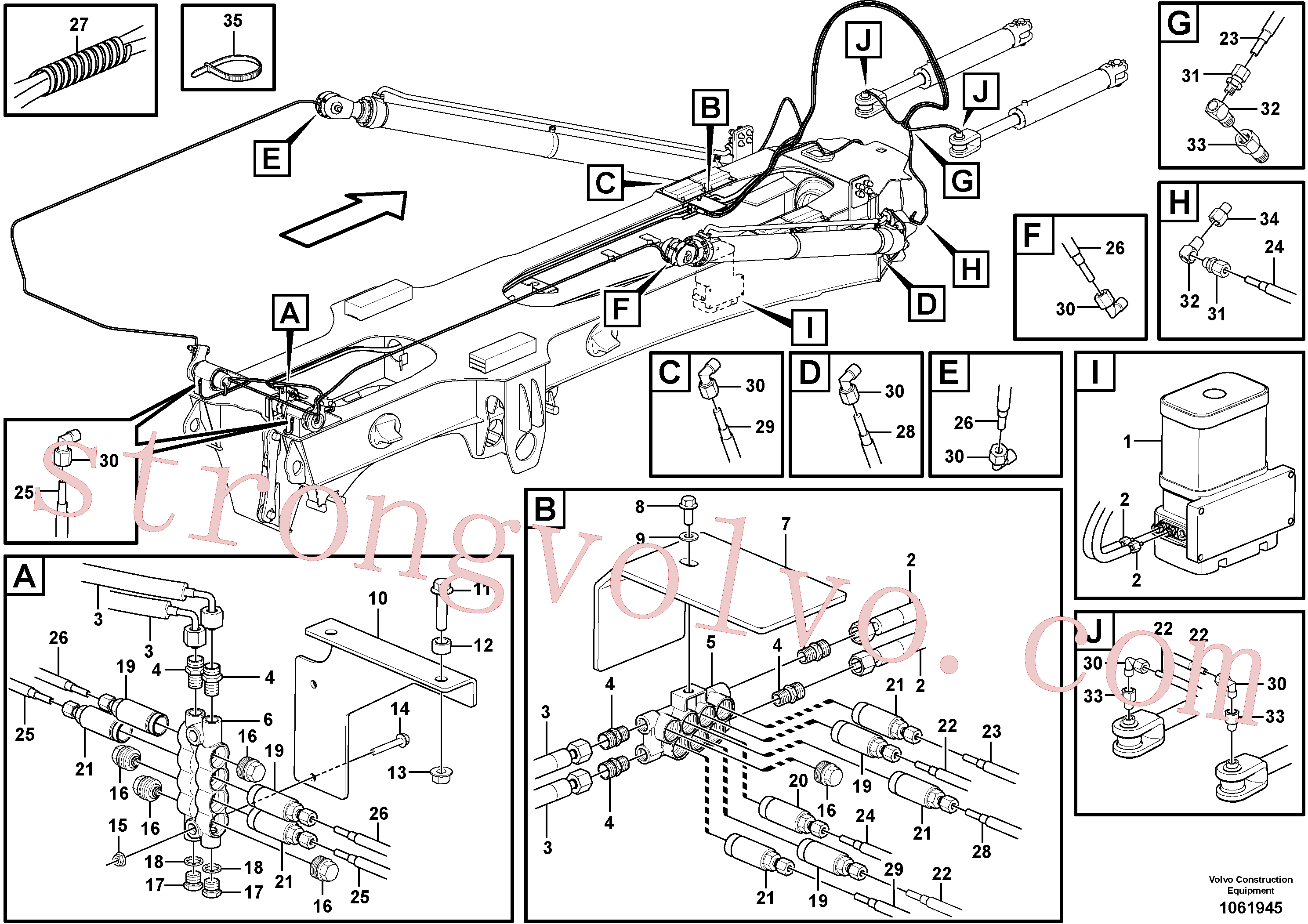 VOE11713962 Volvo Lubrificação centralizada(1061945 Montagem)