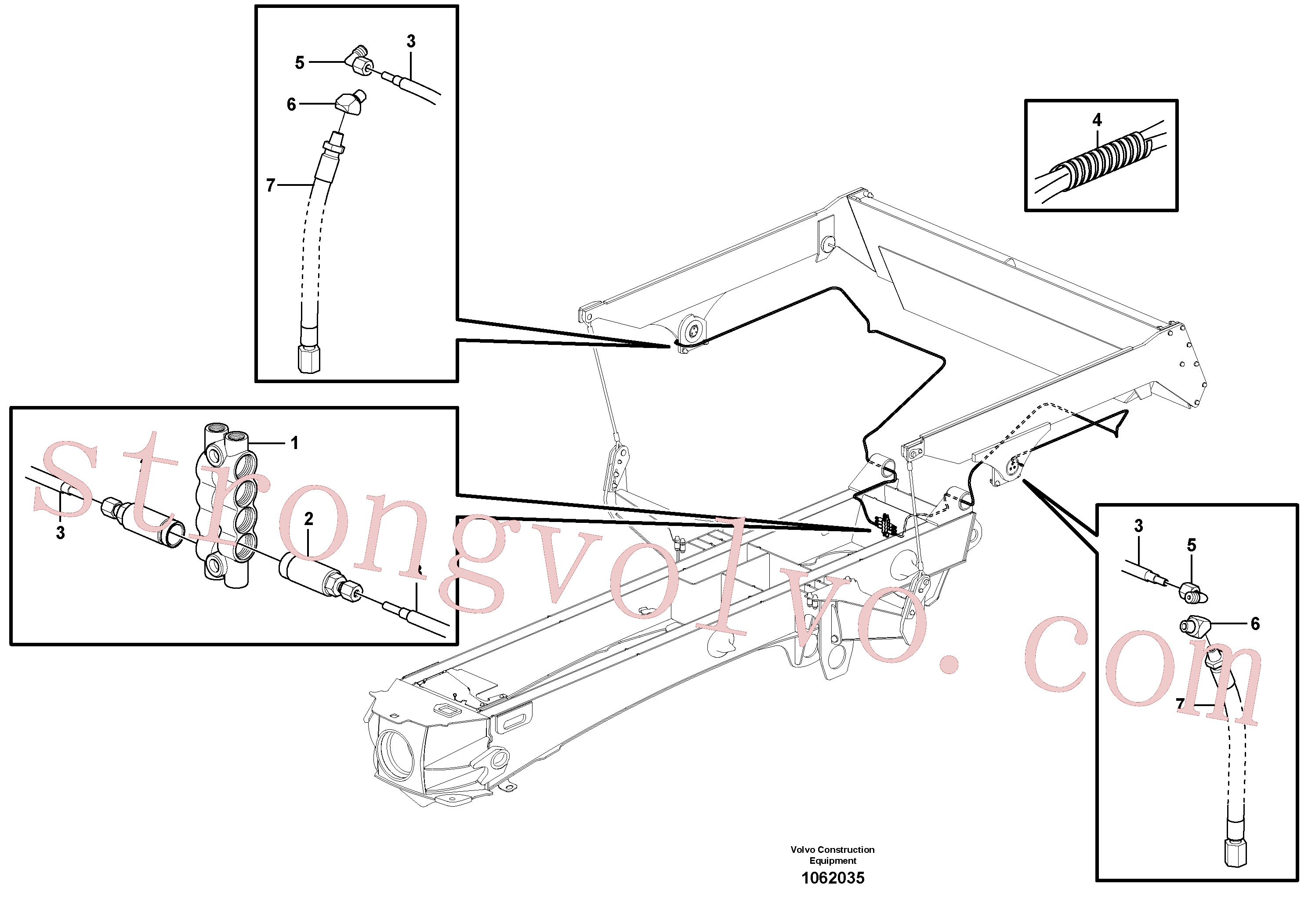 VOE11713962 Volvo Lubrificação centralizada(1062035 Montagem)