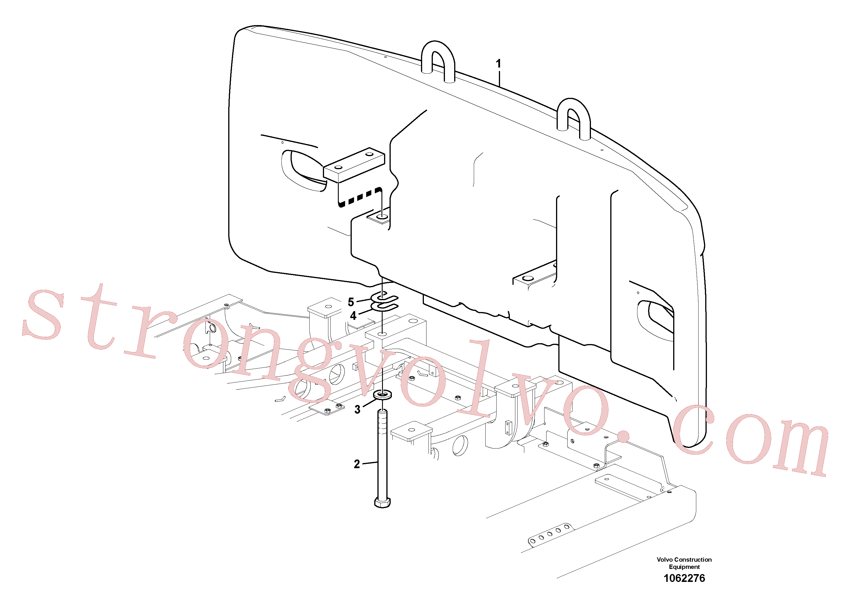 VOE992995 Volvo Contrapesos(1062276 Montagem)