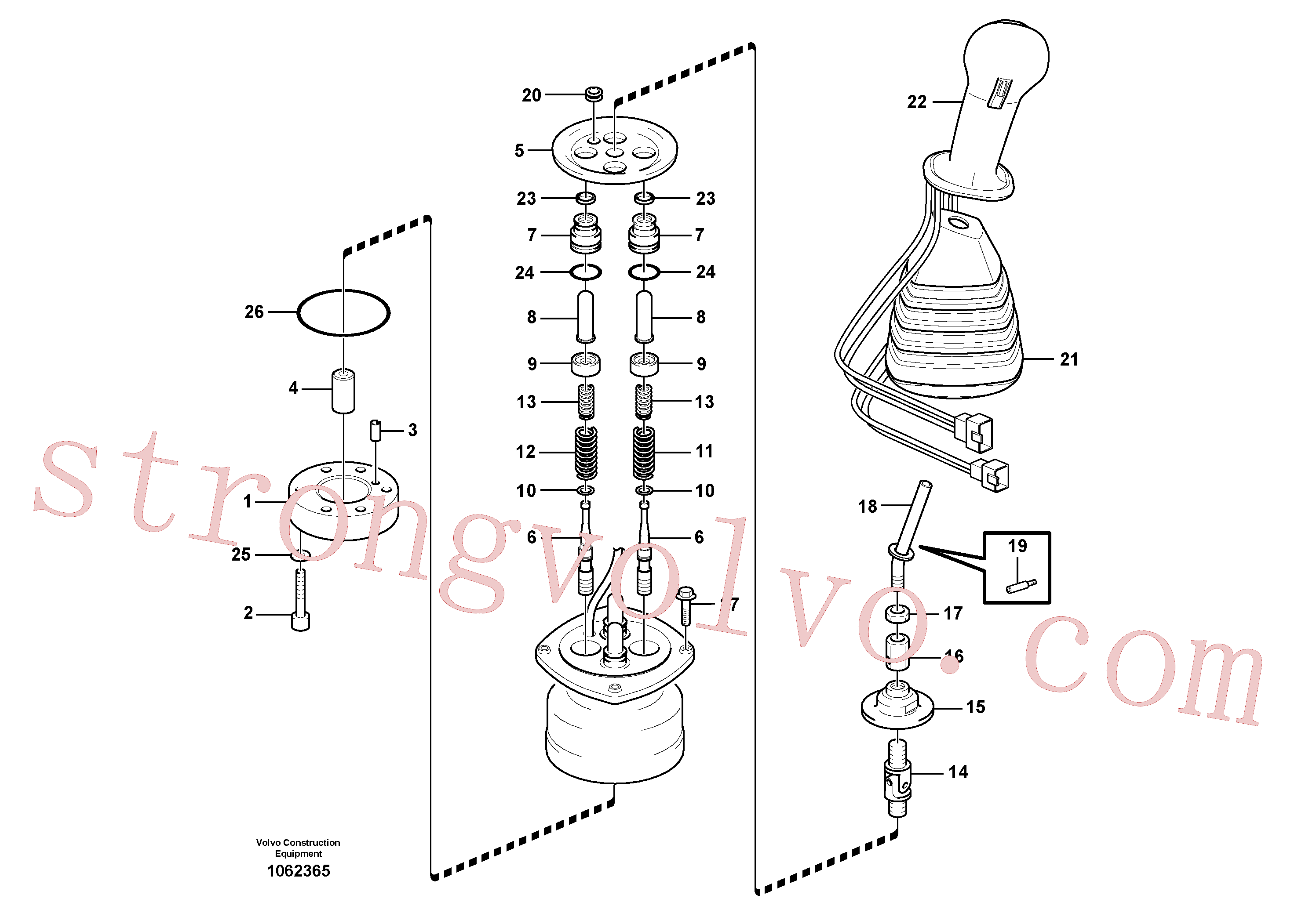 Volvo Acessórios para escavadeira VOE14540767 Lever Acessórios