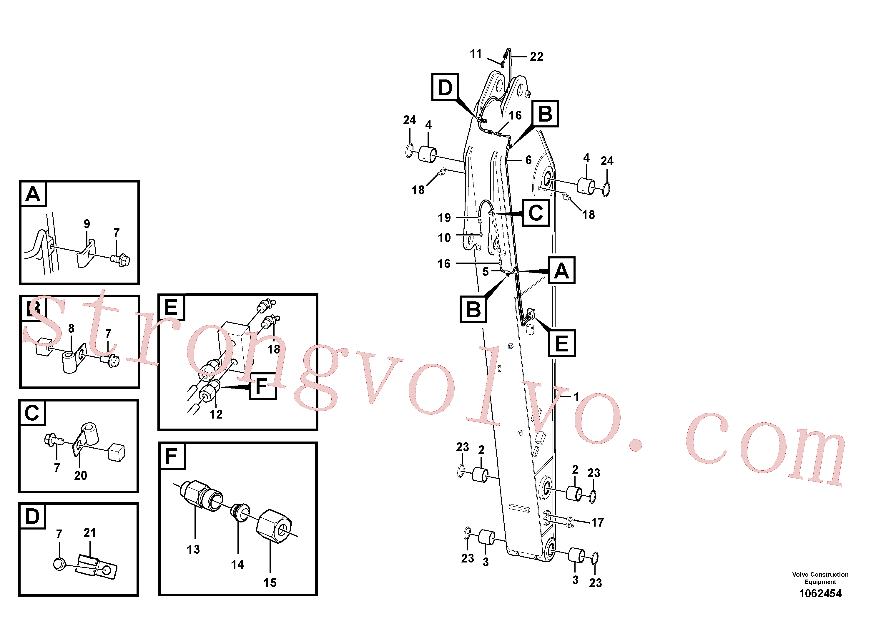 VOE14548168 Pipe line Volvo escavadeira