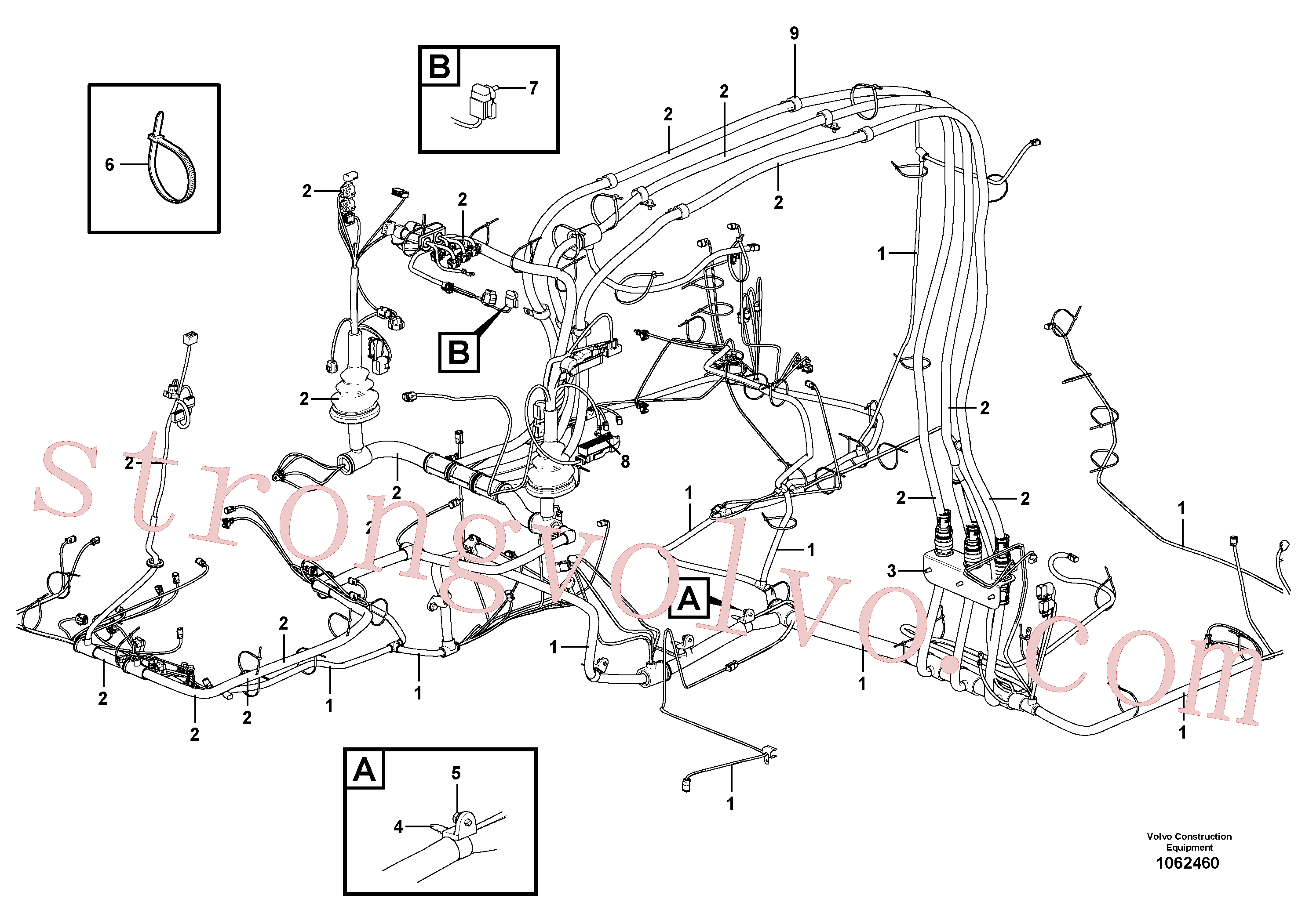 VOE14539461 Volvo Cablagem principal(1062460 Montagem)