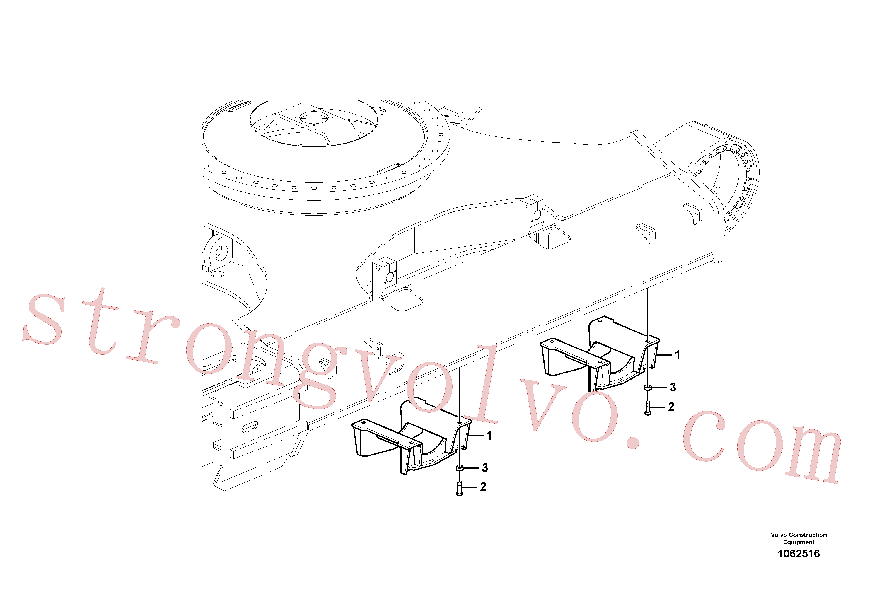 Volvo Acessórios para escavadeira VOE990515 Parafuso sextavado Acessórios