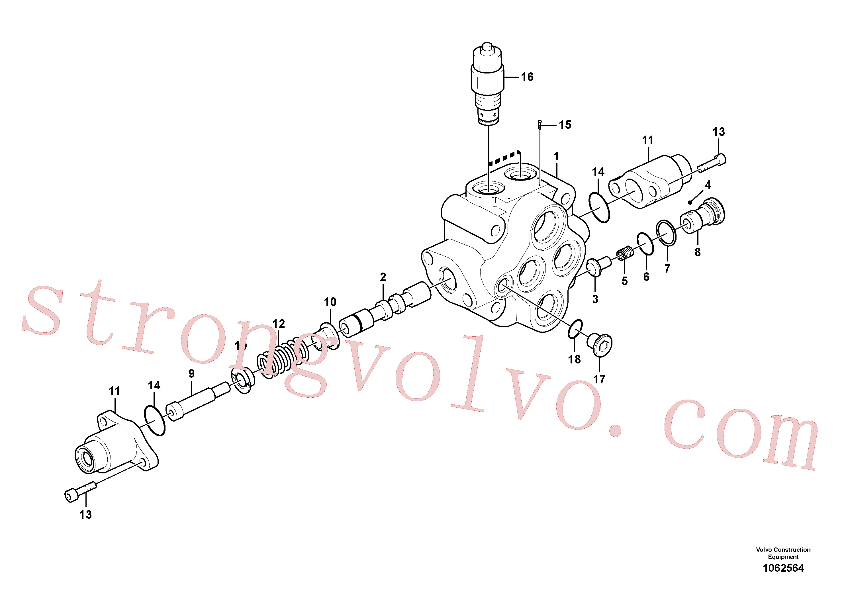 Atacado VOE14594263 Body Volvo escavadeira