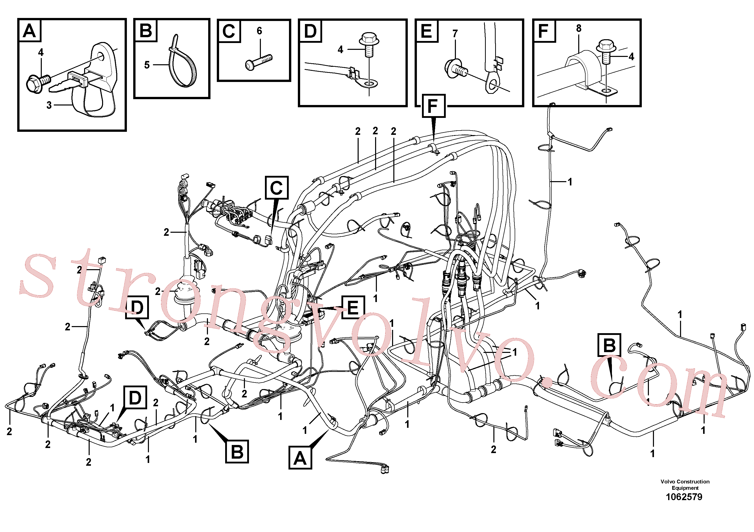 VOE14539461 Volvo Cablagem principal(1062579 Montagem)