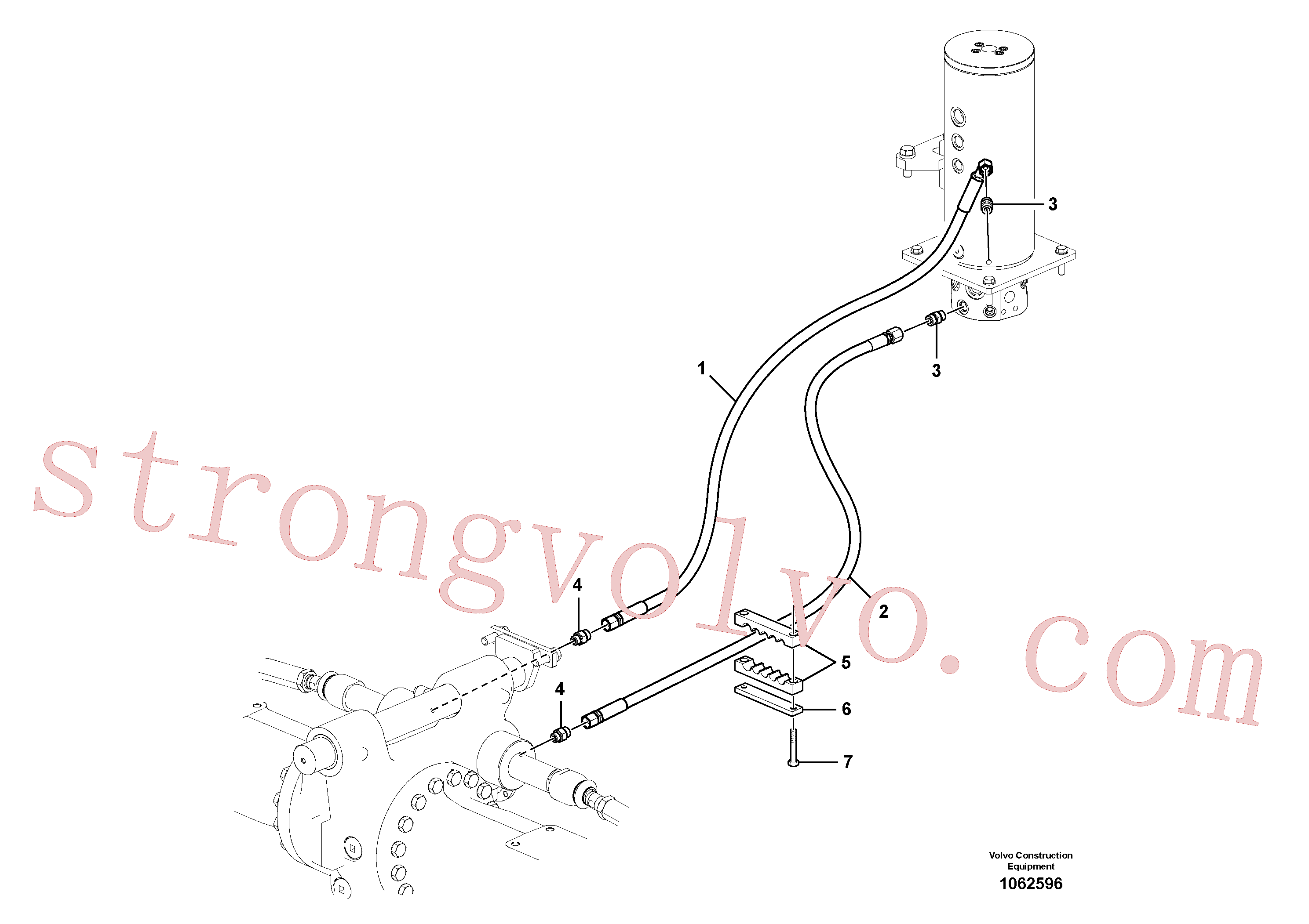 Atacado VOE992506 Parafuso sextavado Volvo escavadeira