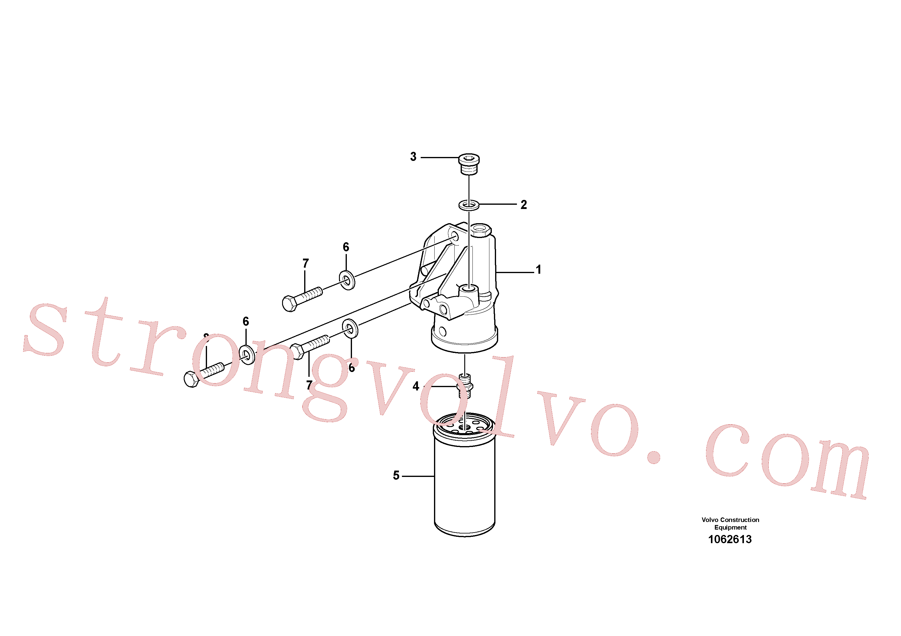 VOE983245 Volvo Filtro de combustível(1062613 Montagem)
