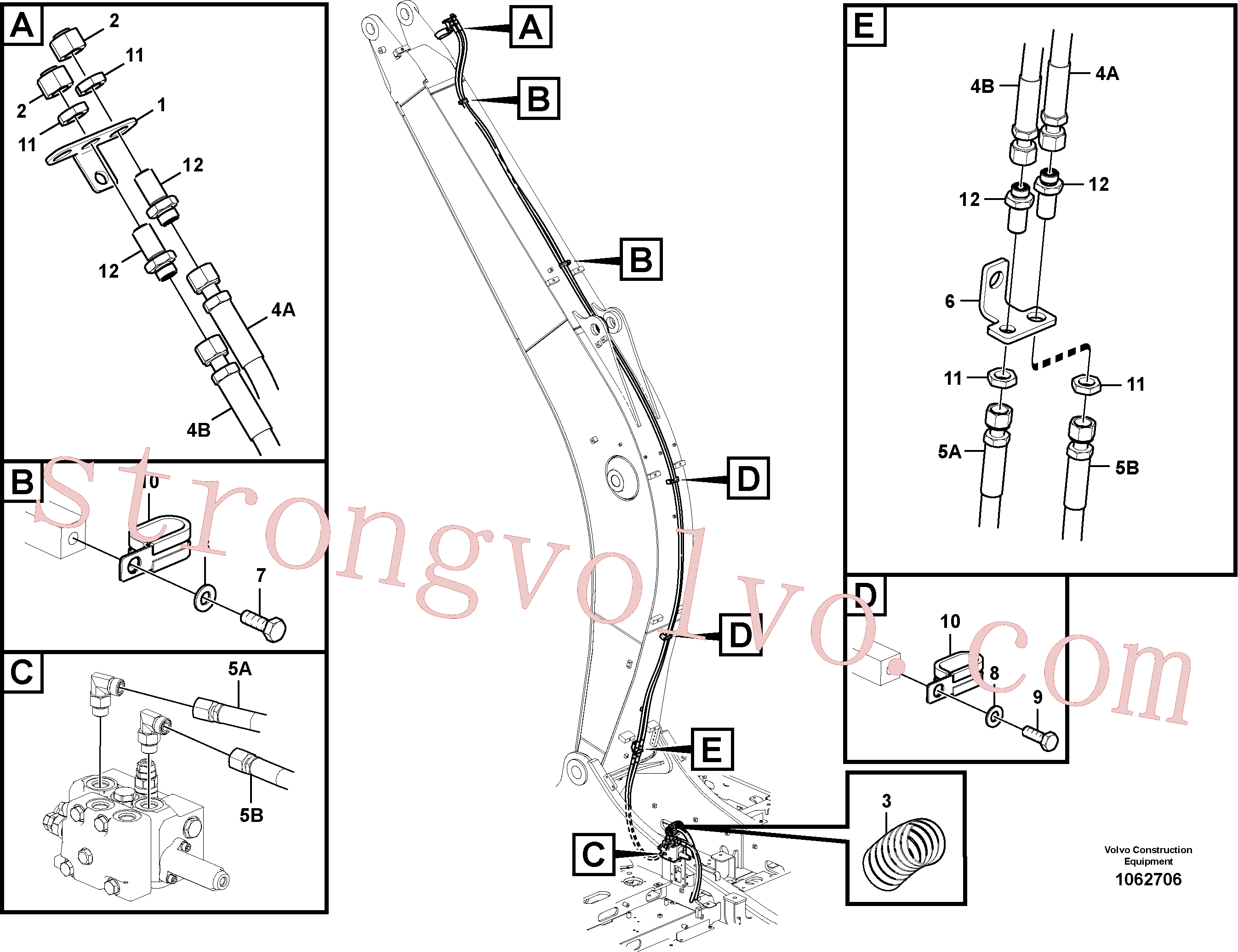 VOE14563359 Protecao Volvo escavadeira