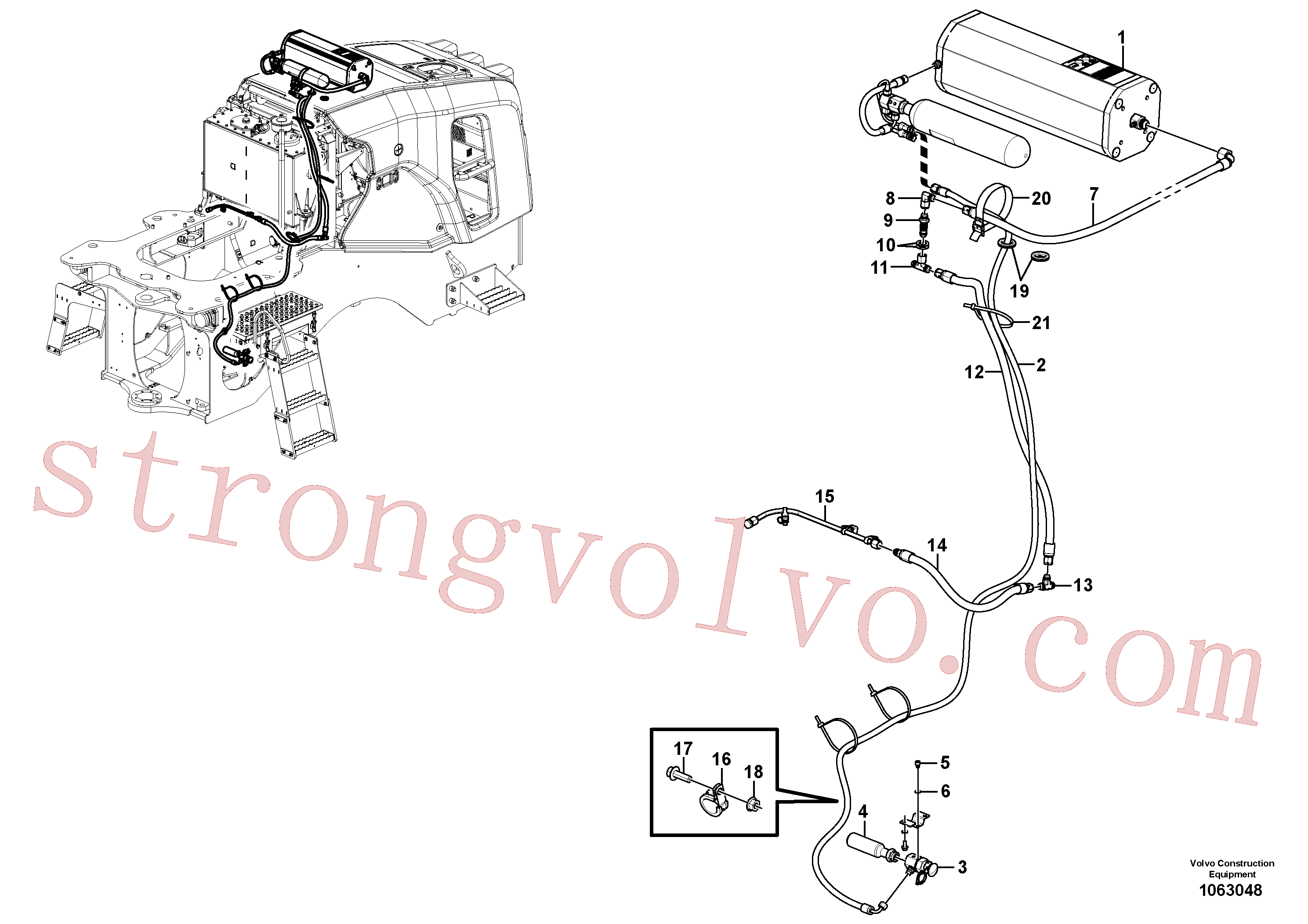 Volvo Acessórios para escavadeira VOE15153432 Container Acessórios