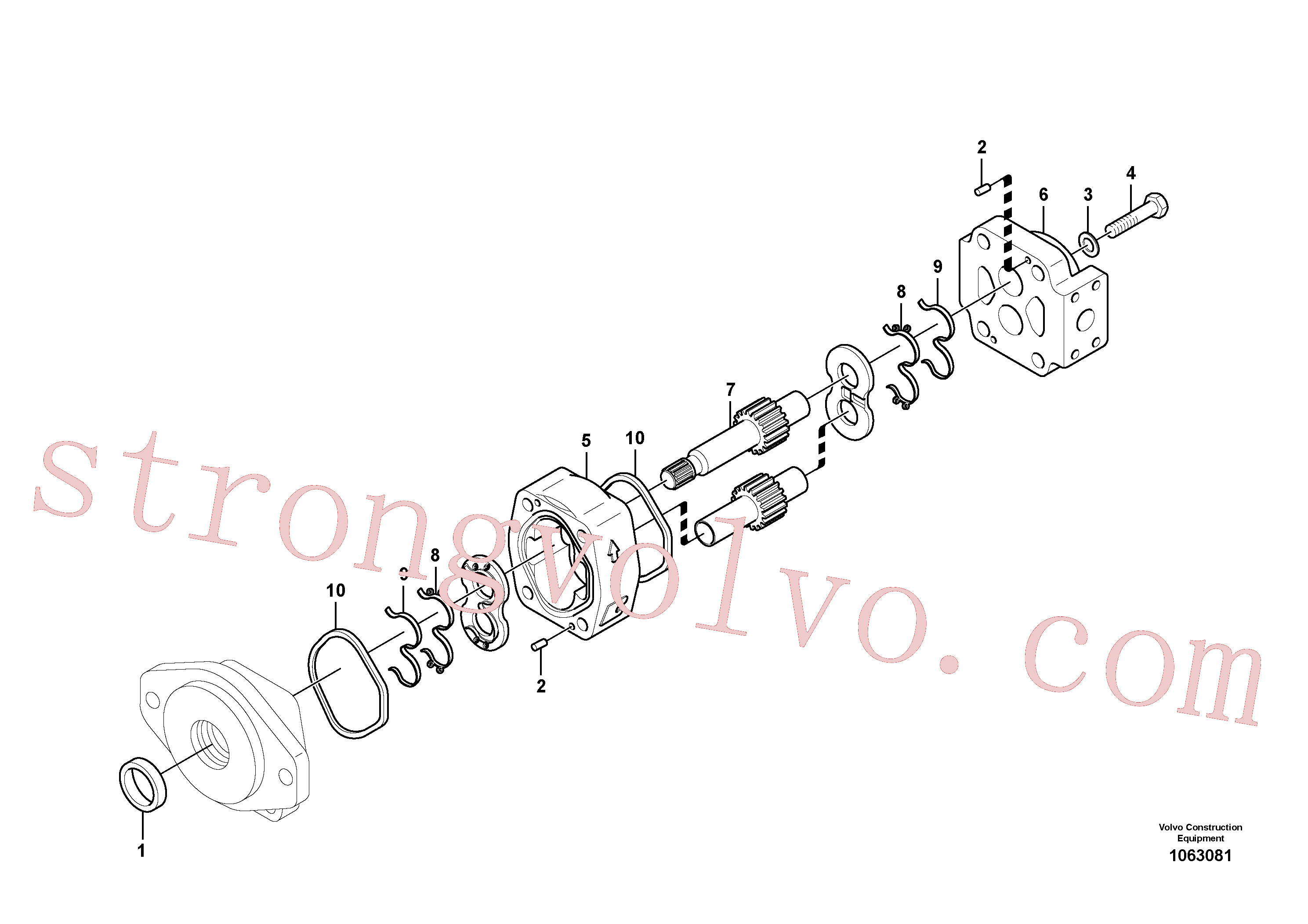VOE14568119 Capô Volvo escavadeira