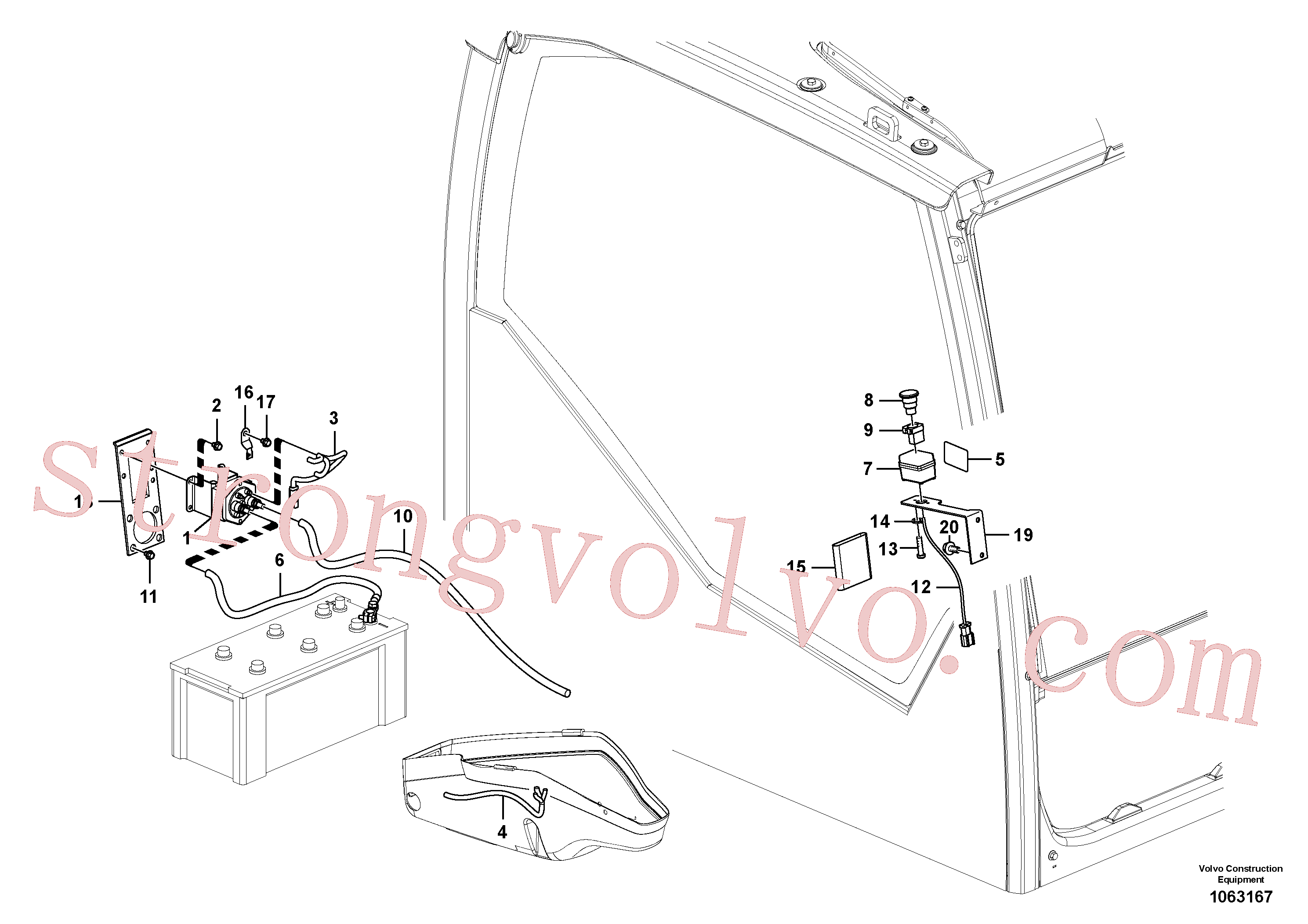SA9213-04000 Volvo(1063167 Montagem)
