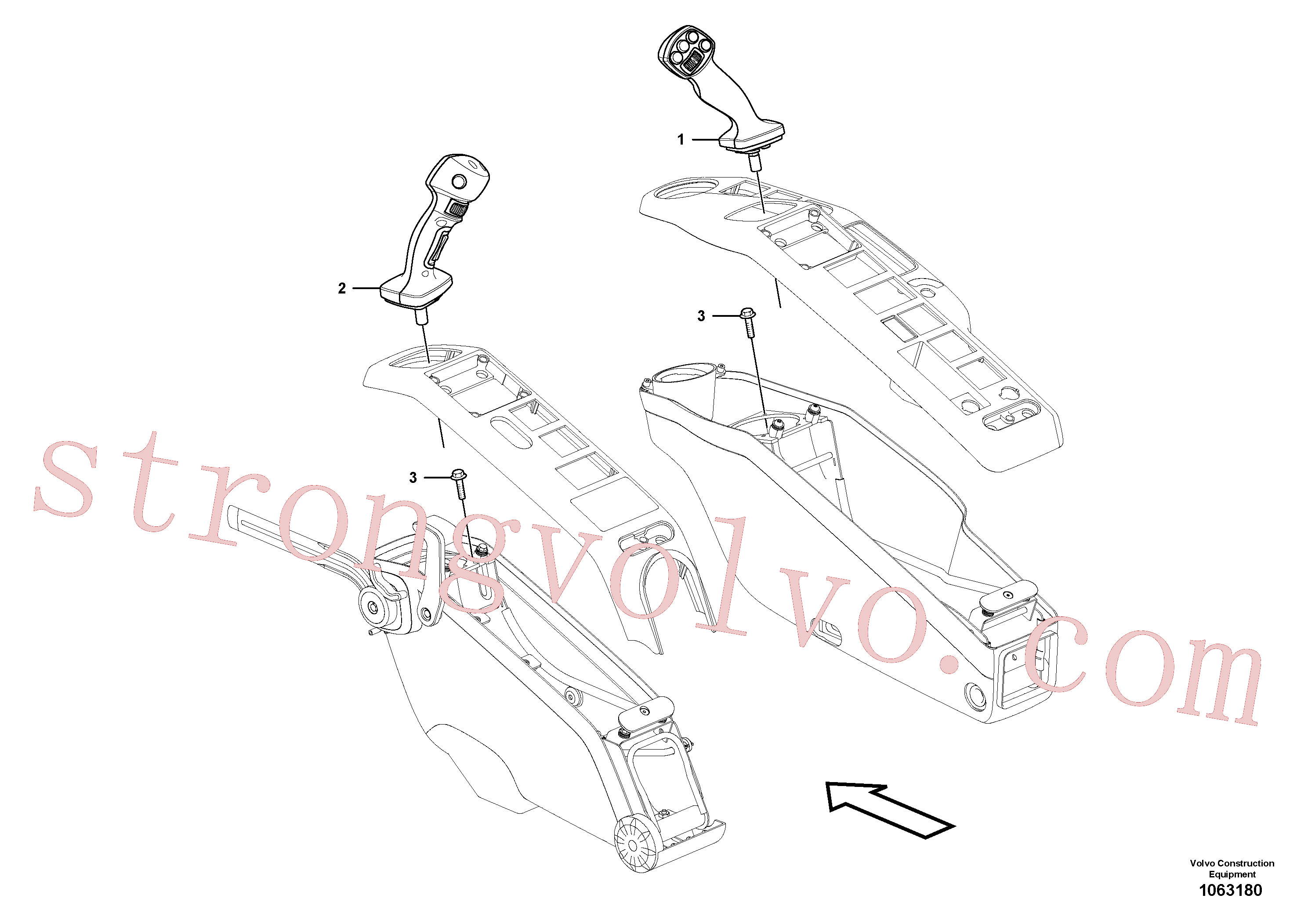 VOE14709305 Volvo Servo-sistema, válvula de comando à distância(1063180 Montagem)