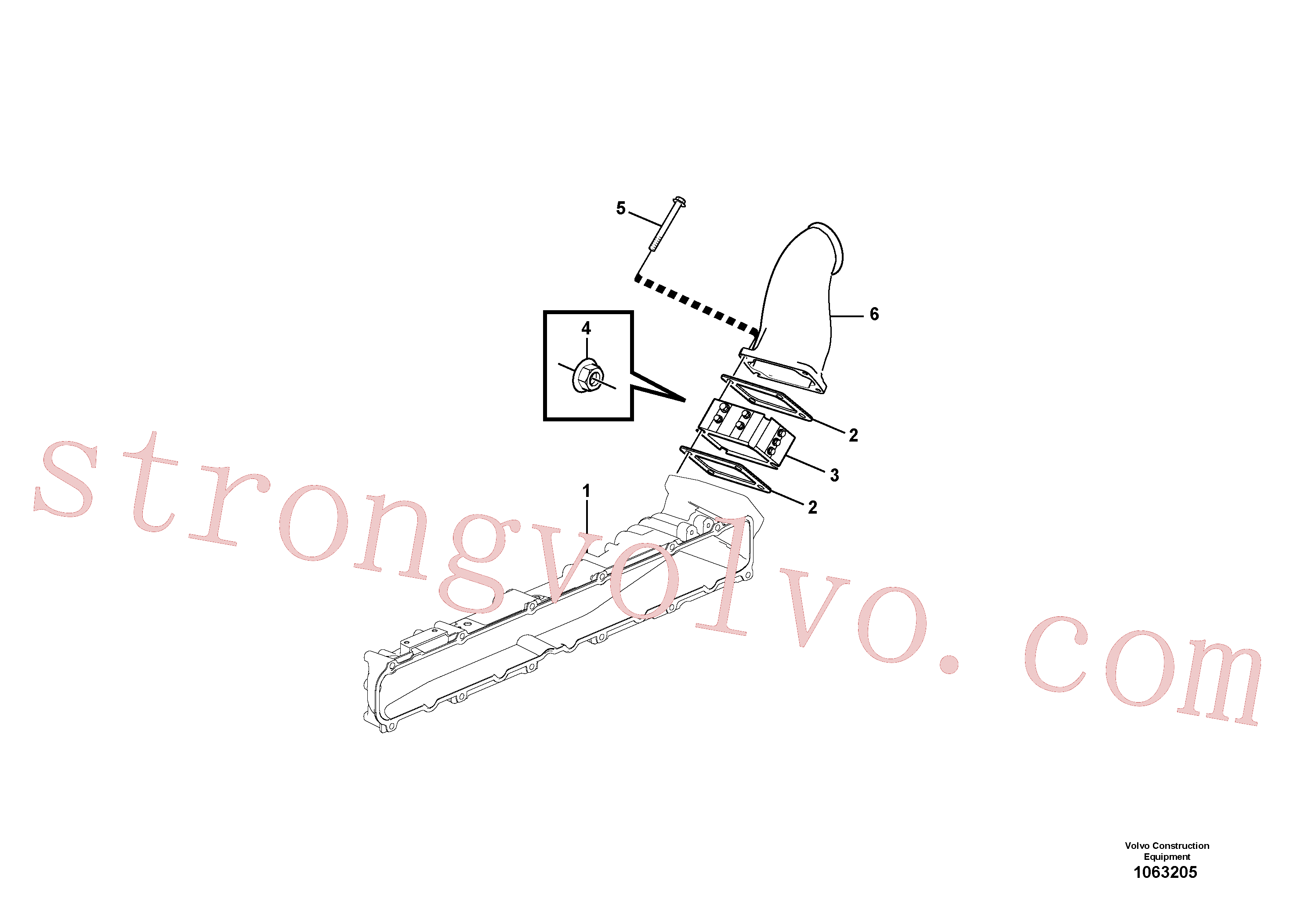 VOE965184 Volvo Intercooler(1063205 Montagem)