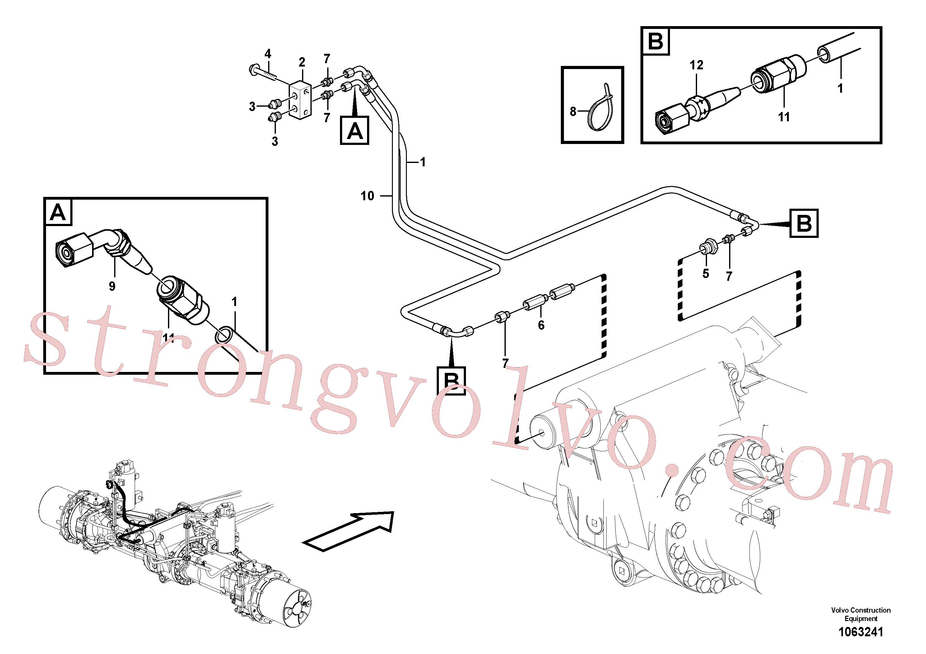 Volvo Acessórios para escavadeira VOE14386916 Niple Acessórios
