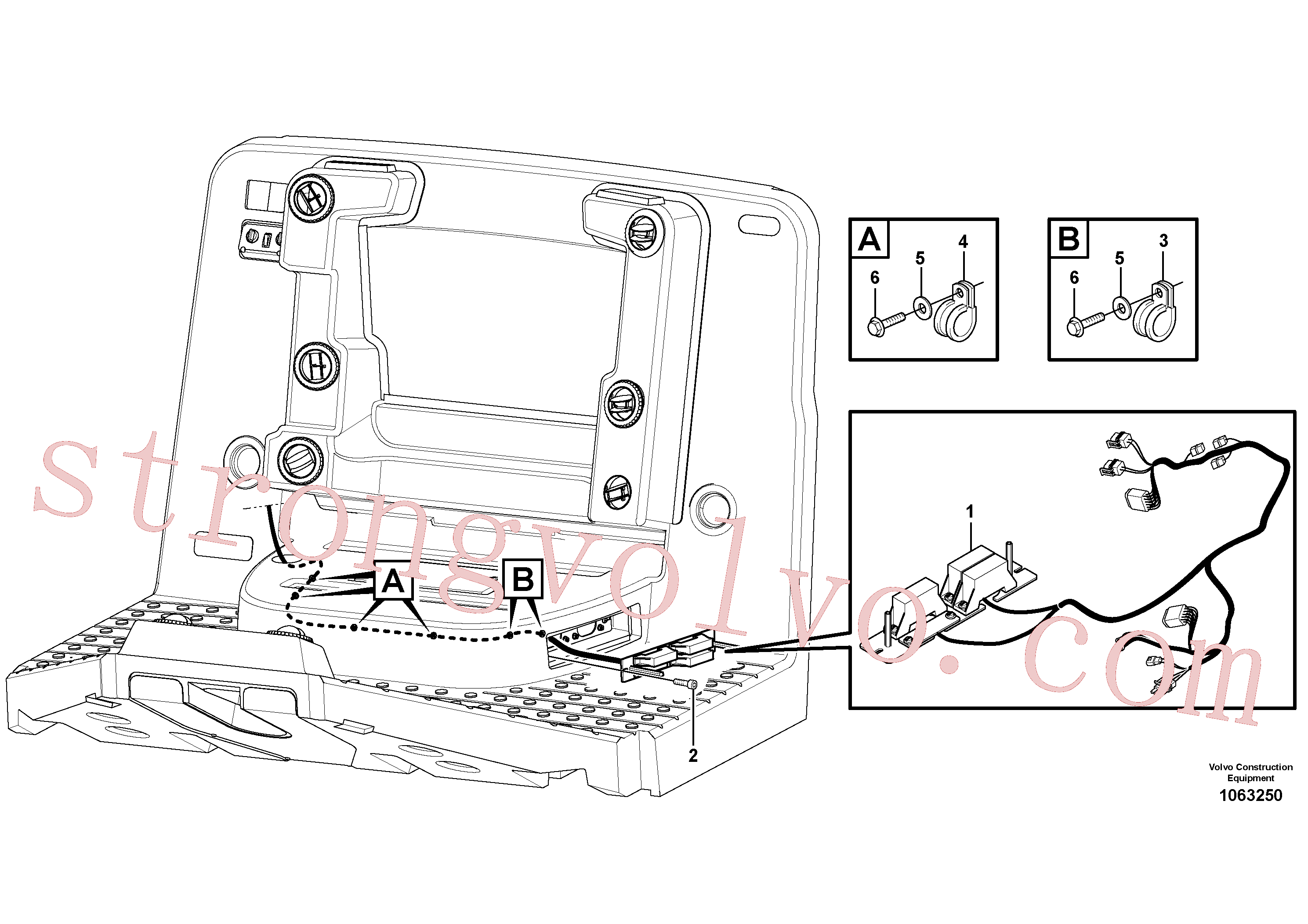 RM59103598 Volvo Cablagem, cabina(1063250 Montagem)