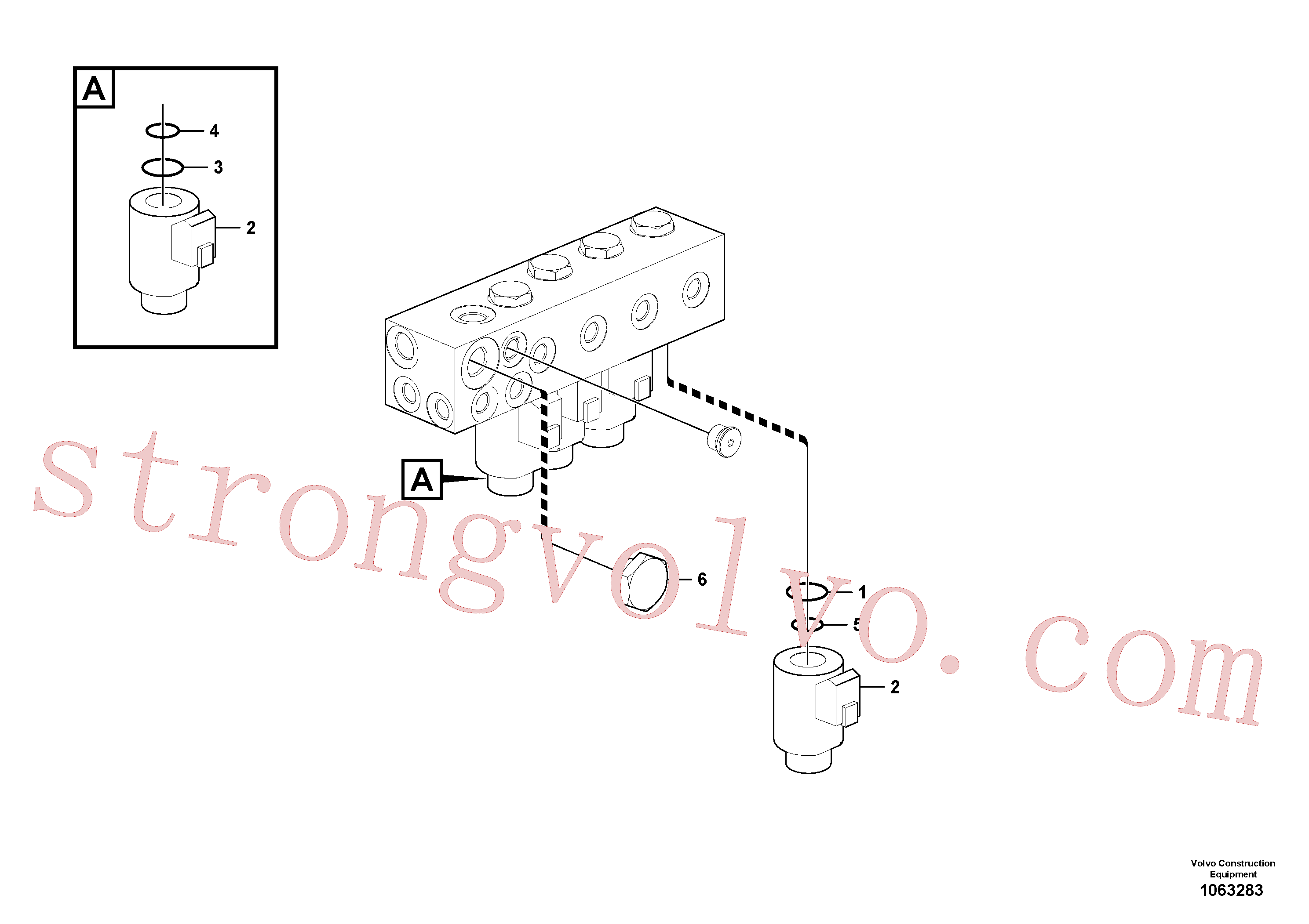 SA8230-00430 Volvo Válvula(1063283 Montagem)