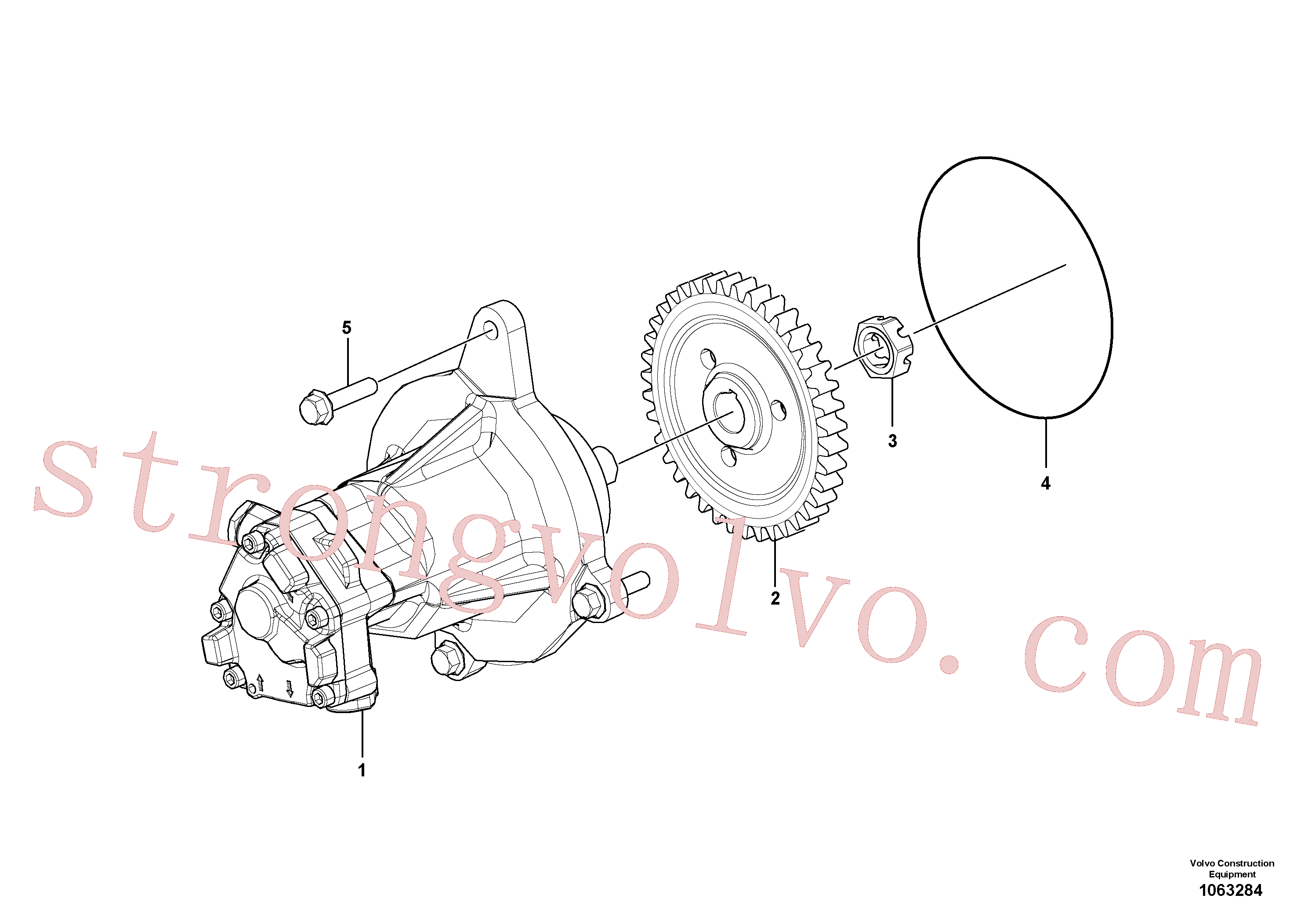 VOE984737 Volvo Bomba de combustível(1063284 Montagem)